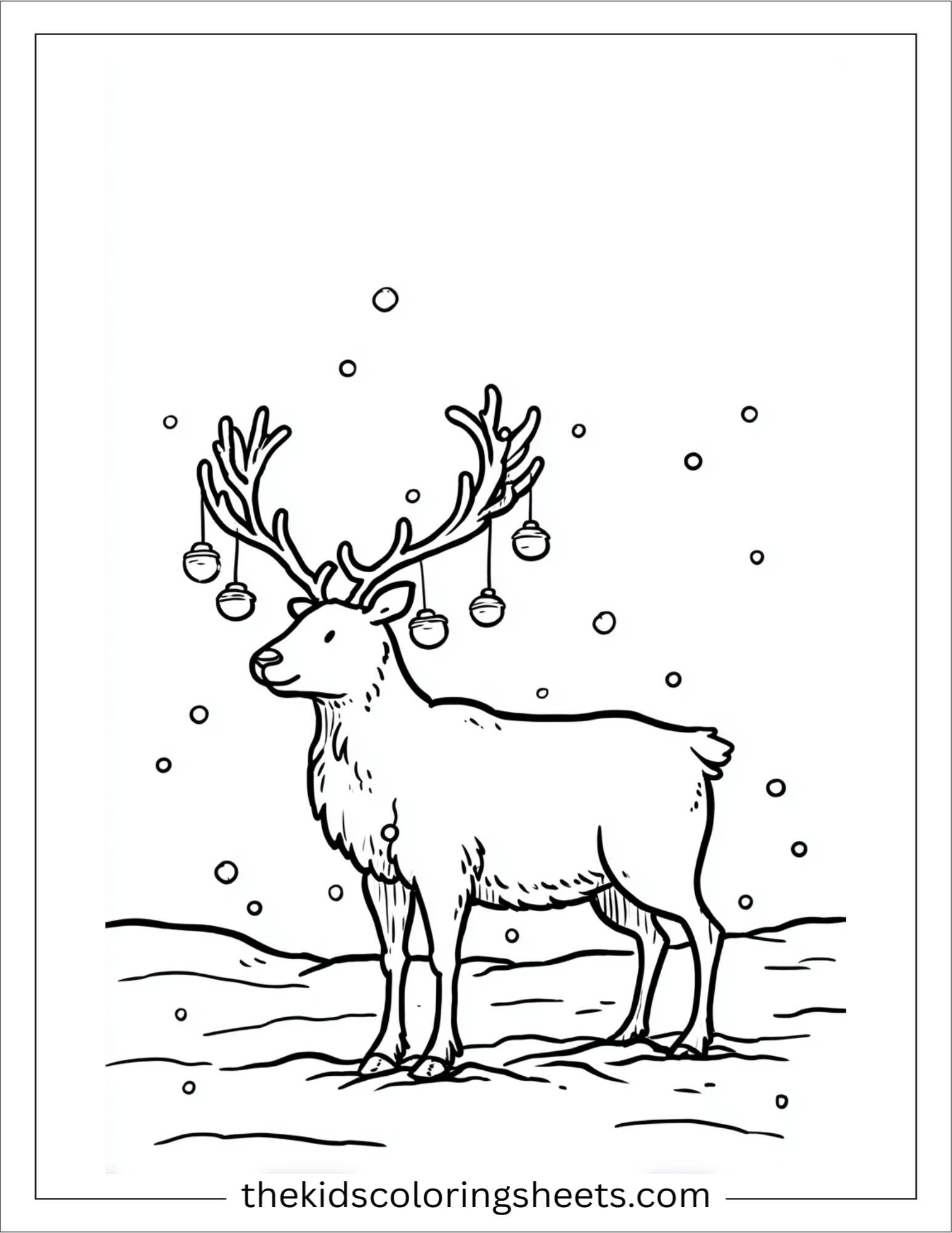 The Reindeer wearing jingle bells