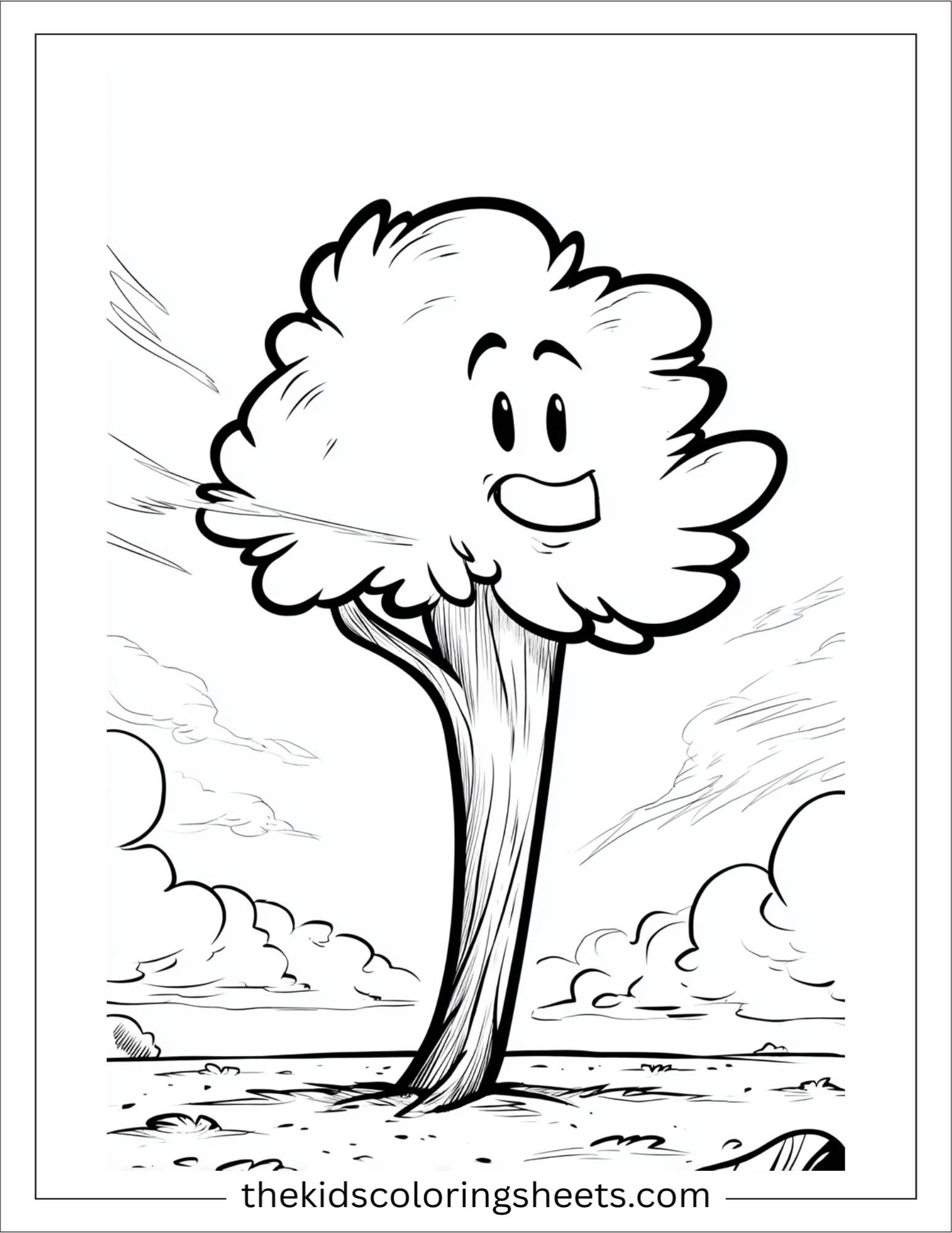 The Tall Tree dancing in the wind