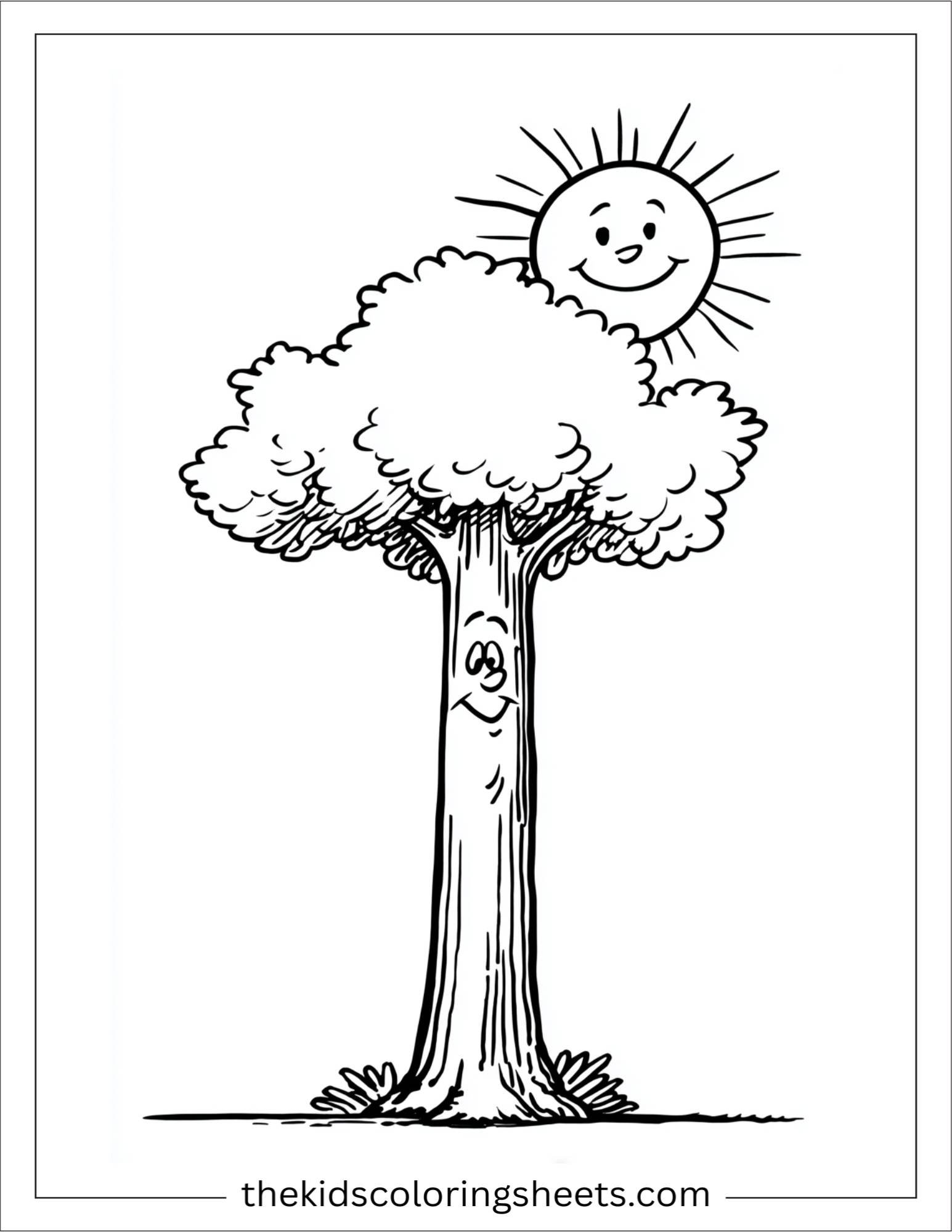 The Tall Tree hugging the sun