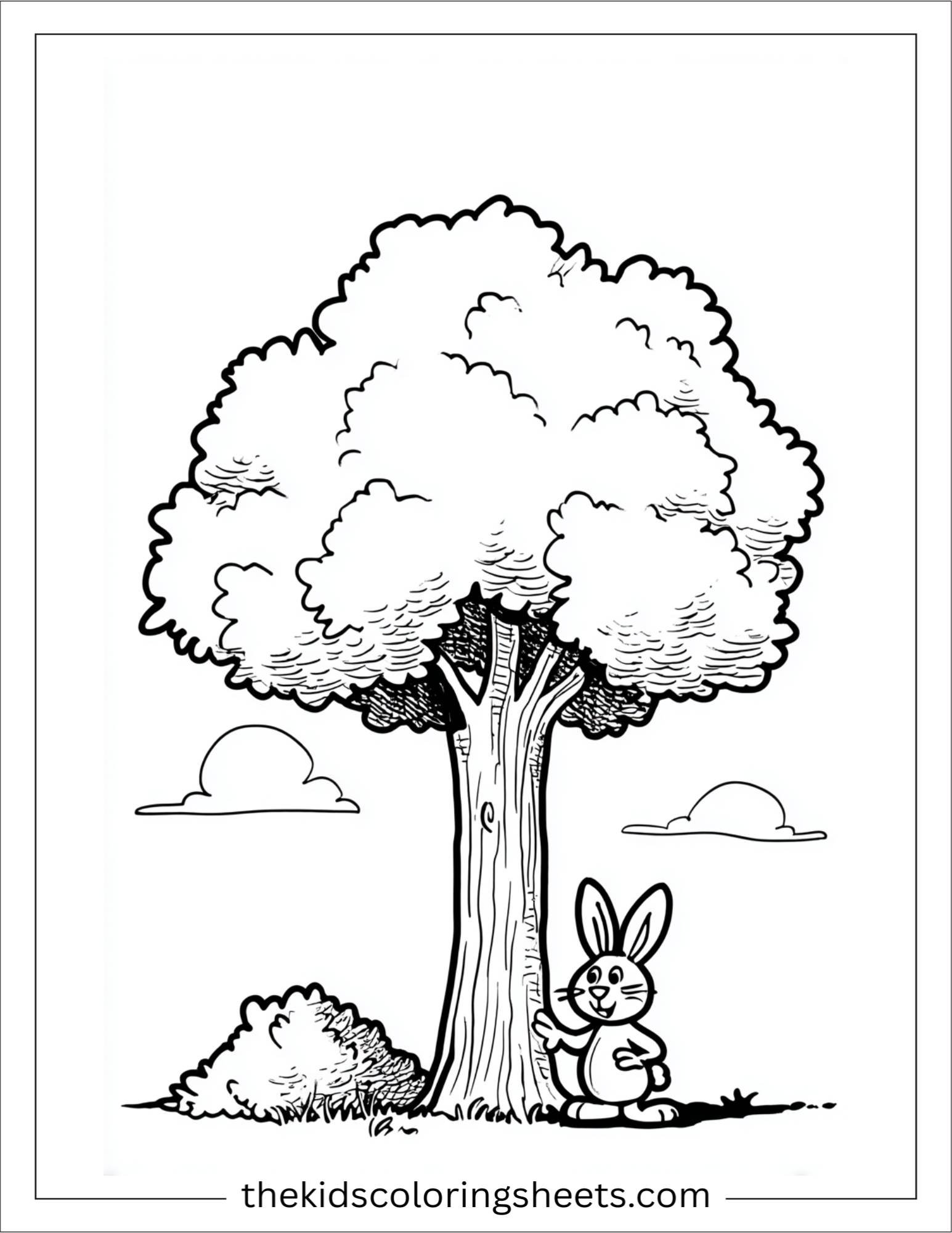 The Tall Tree sharing shade with bunny