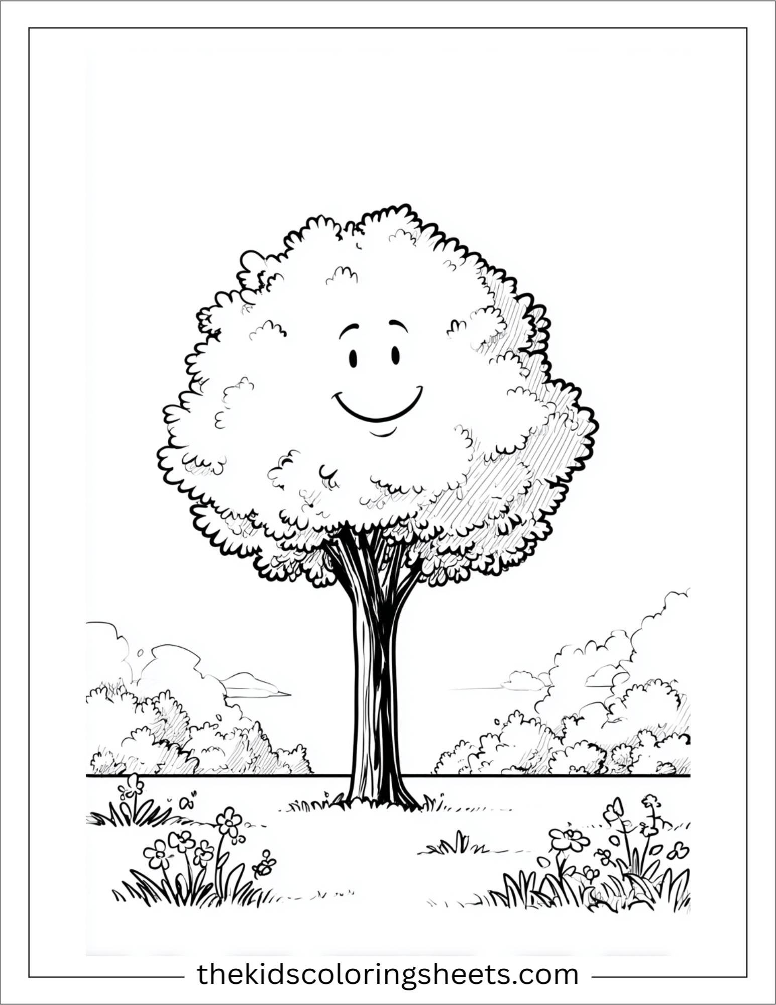 The Tall Tree smiling in spring bloom