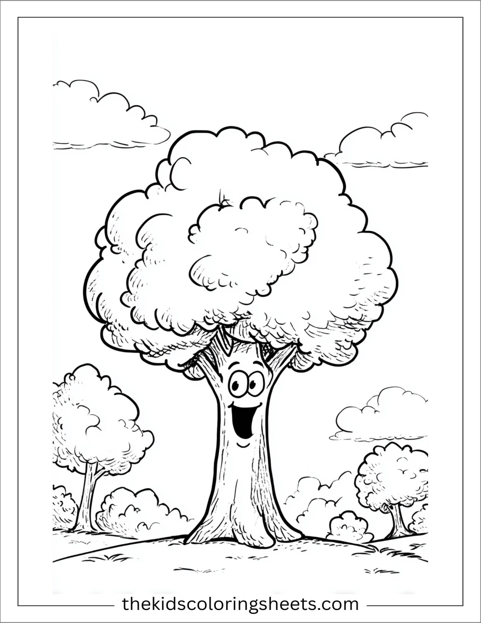 The Tall Tree whistling through leaves