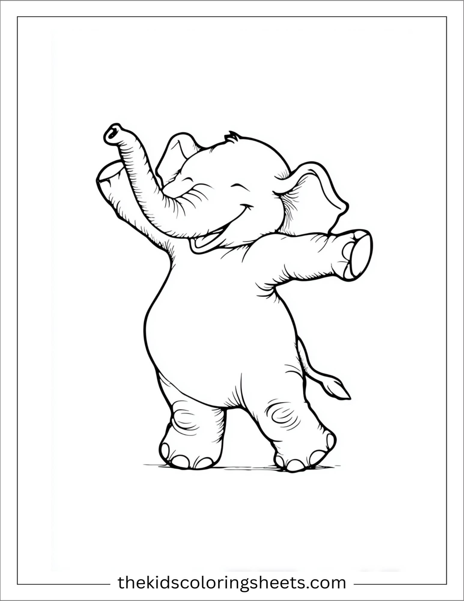 Winner elephant winning a dance contest