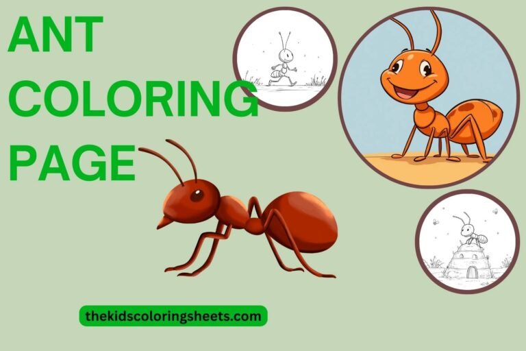 ant coloring page