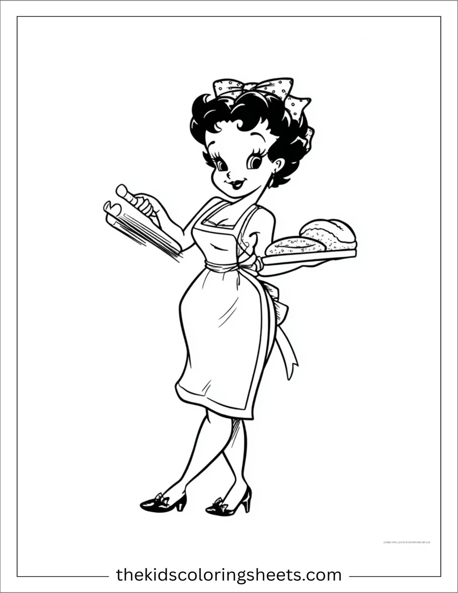 betty boop baking