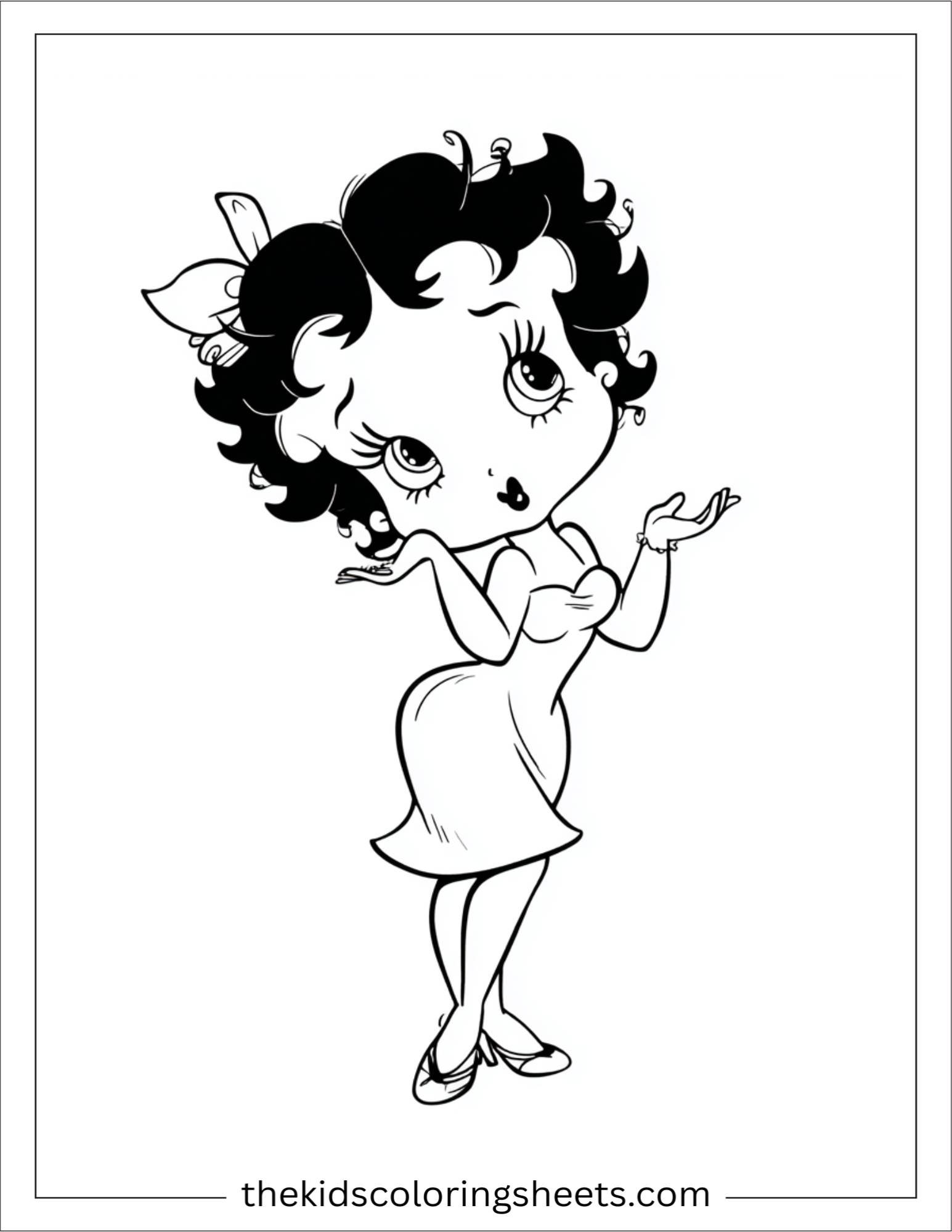 betty boop making funny face