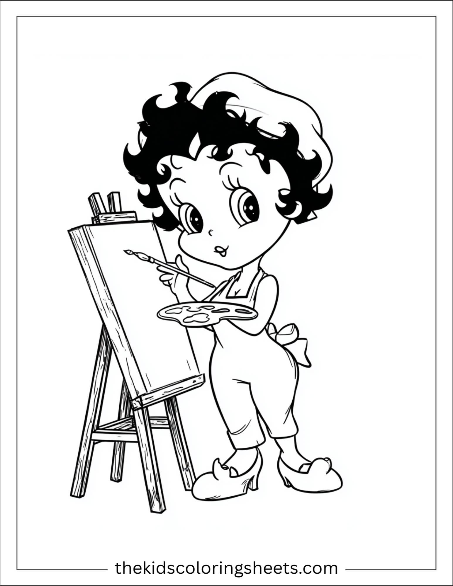 betty boop painting