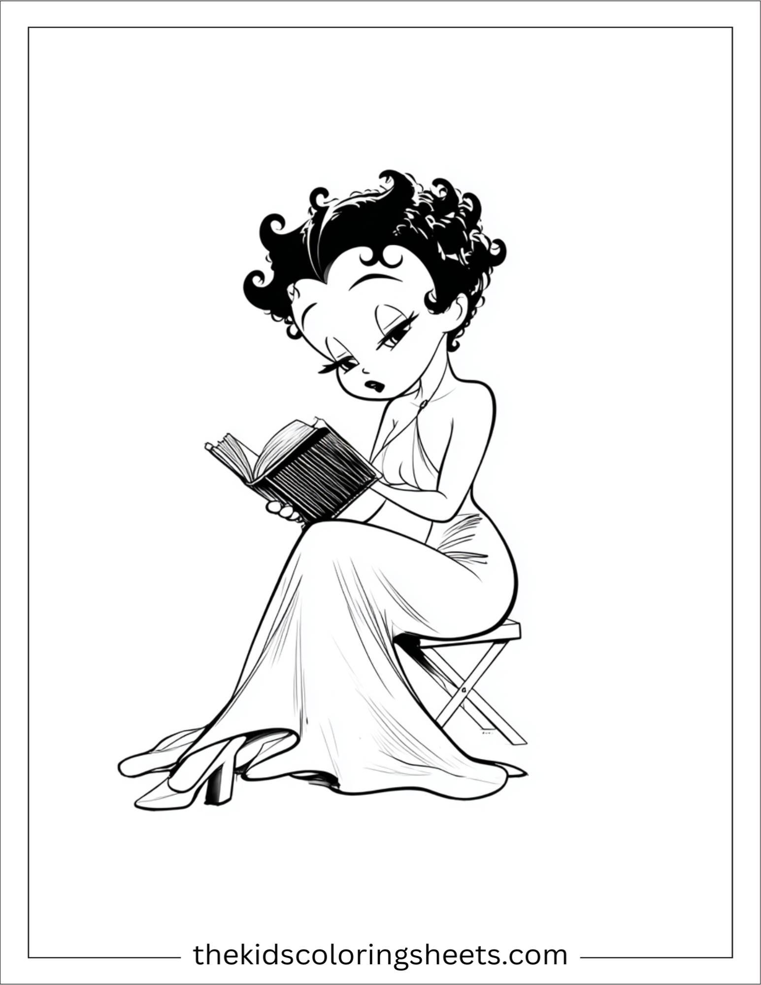 betty boop reading