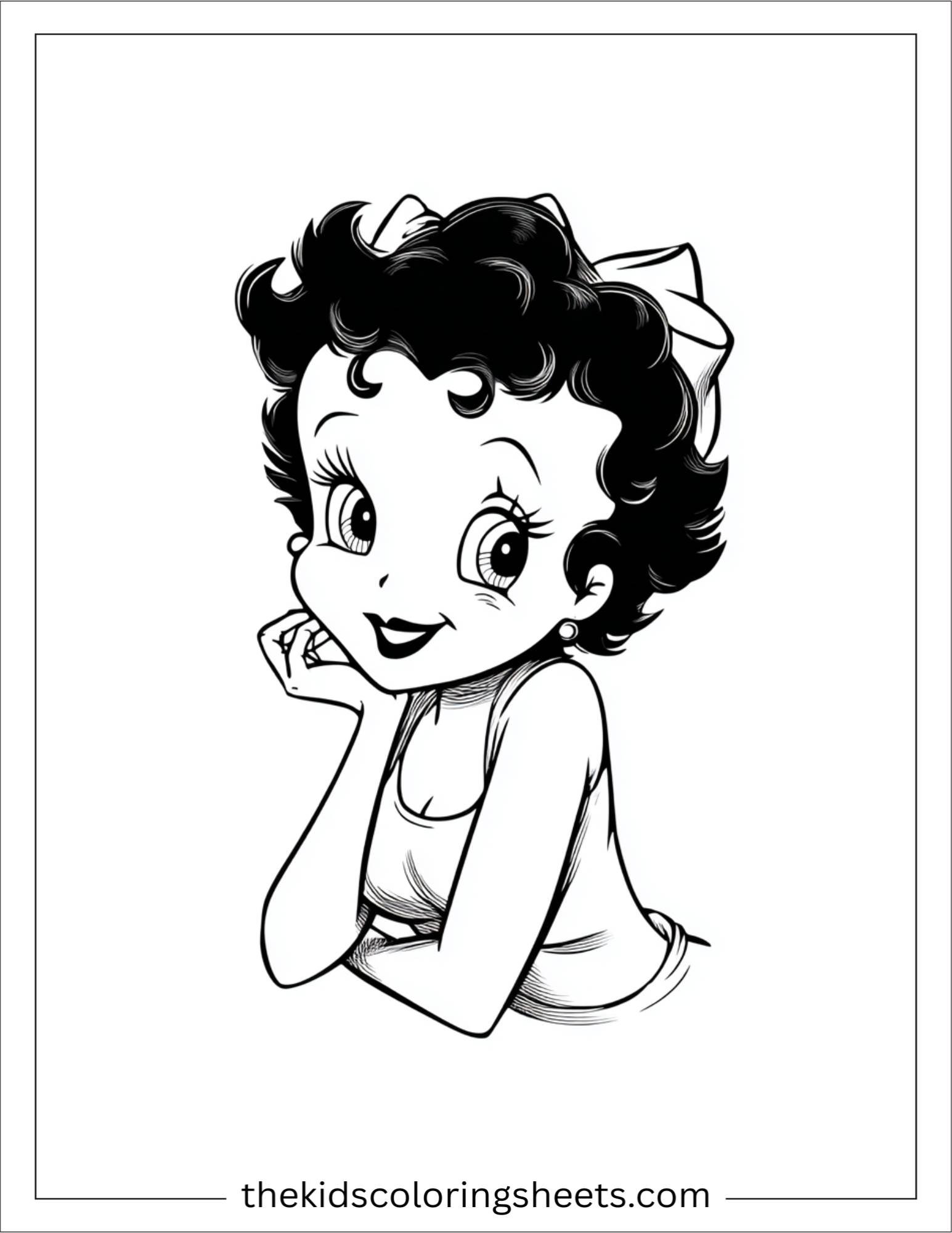 betty boop smiling