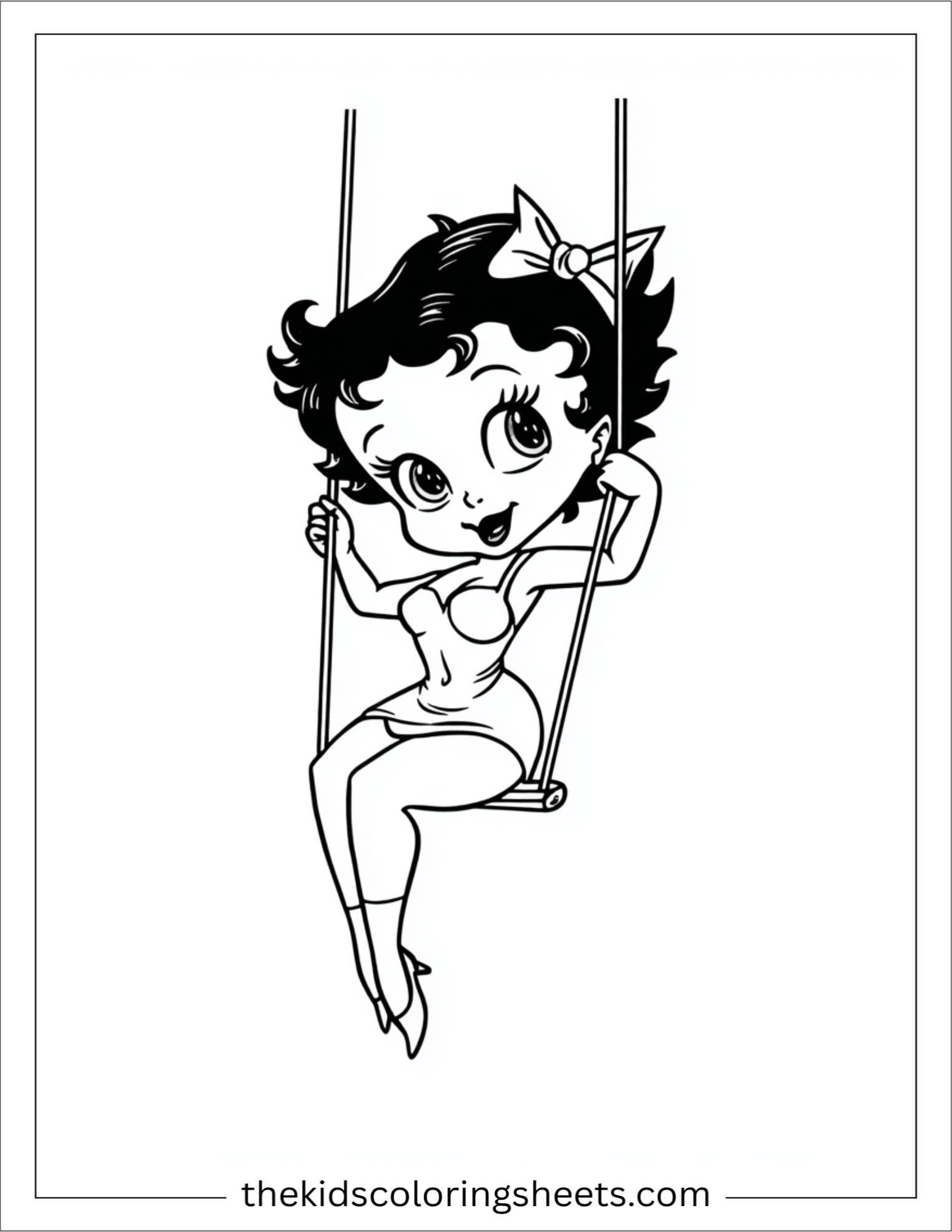 betty boop swinging