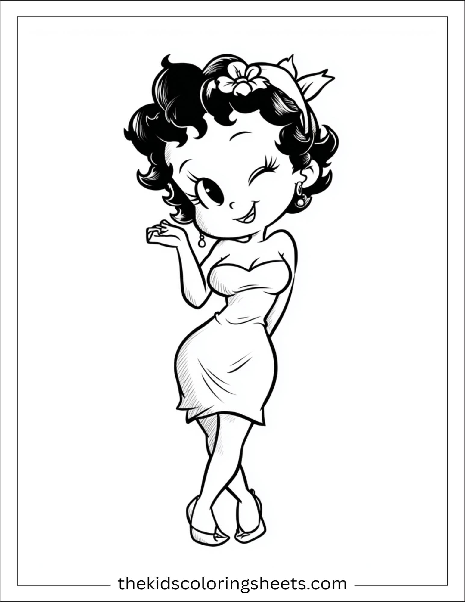 betty boop winking