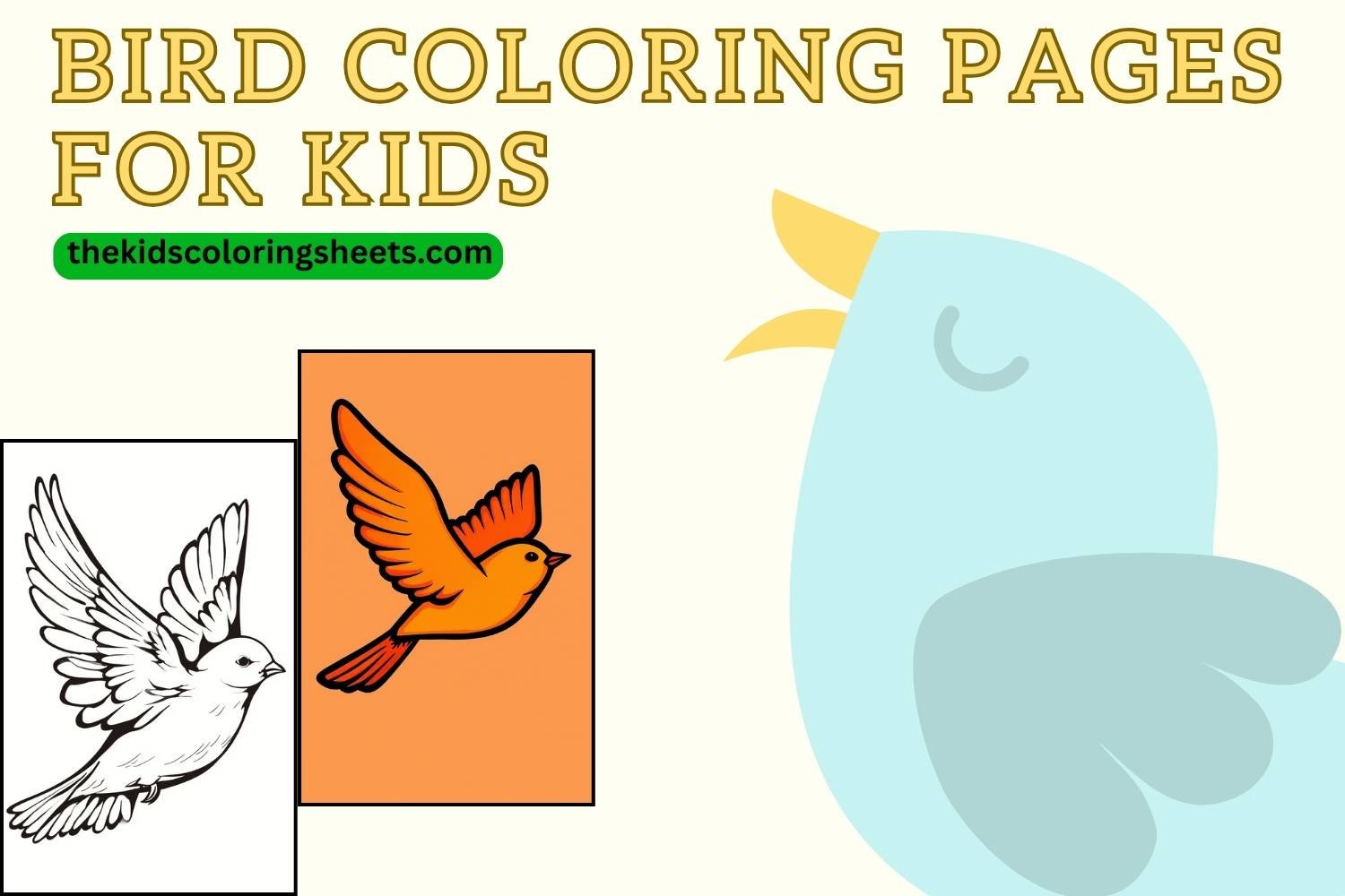 bird coloring pages for kids