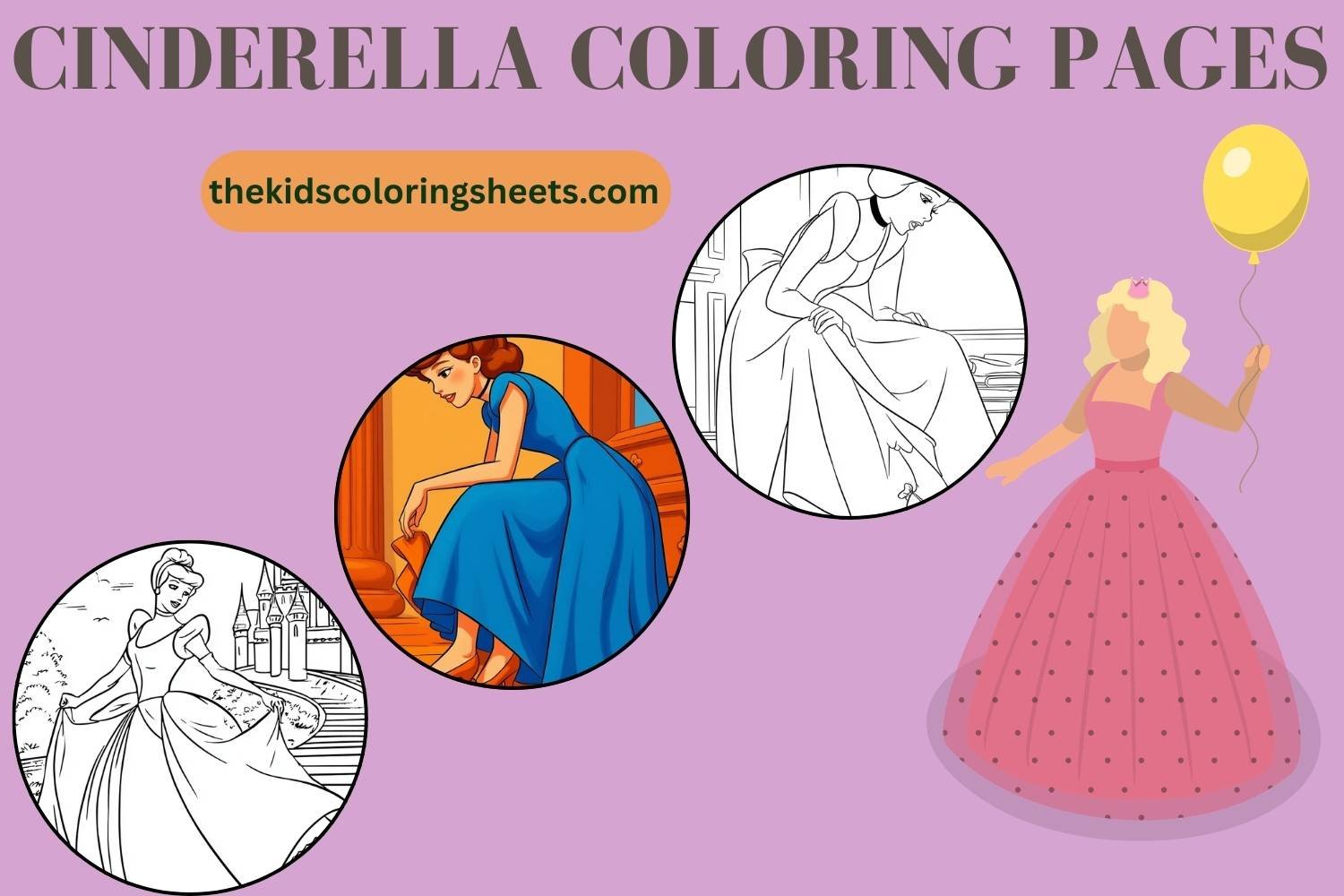 cinderella coloring pages