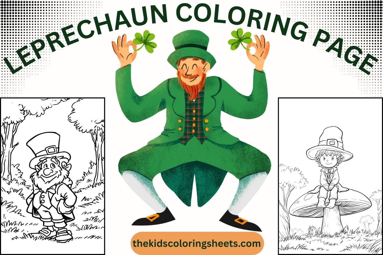 leprechaun coloring page