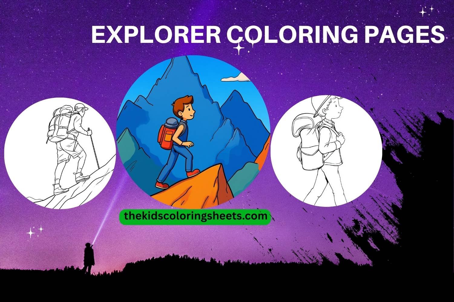 explorer coloring pages