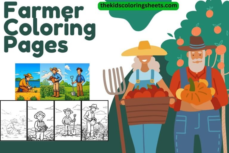 farmer coloring pages
