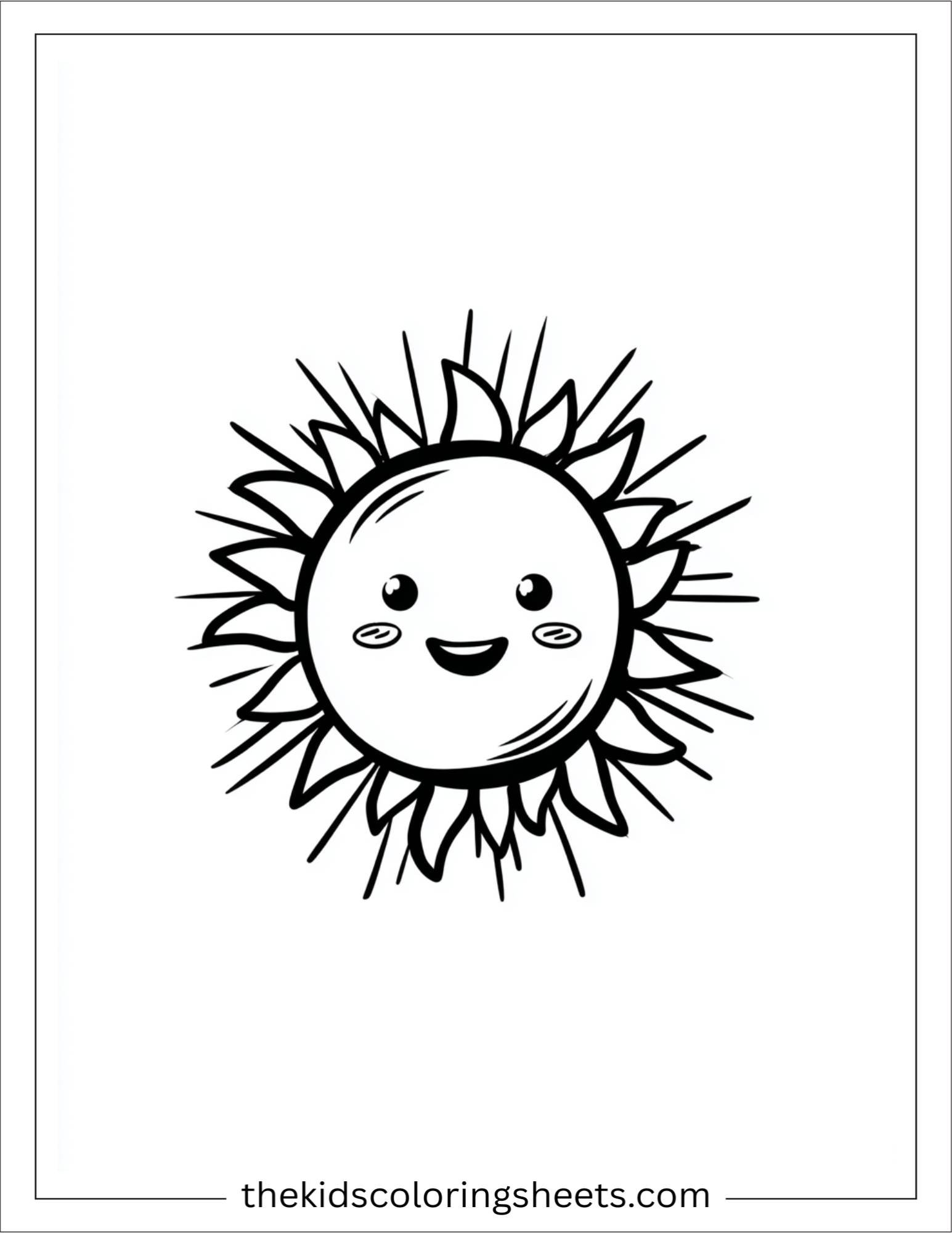 Happy sun cute blush