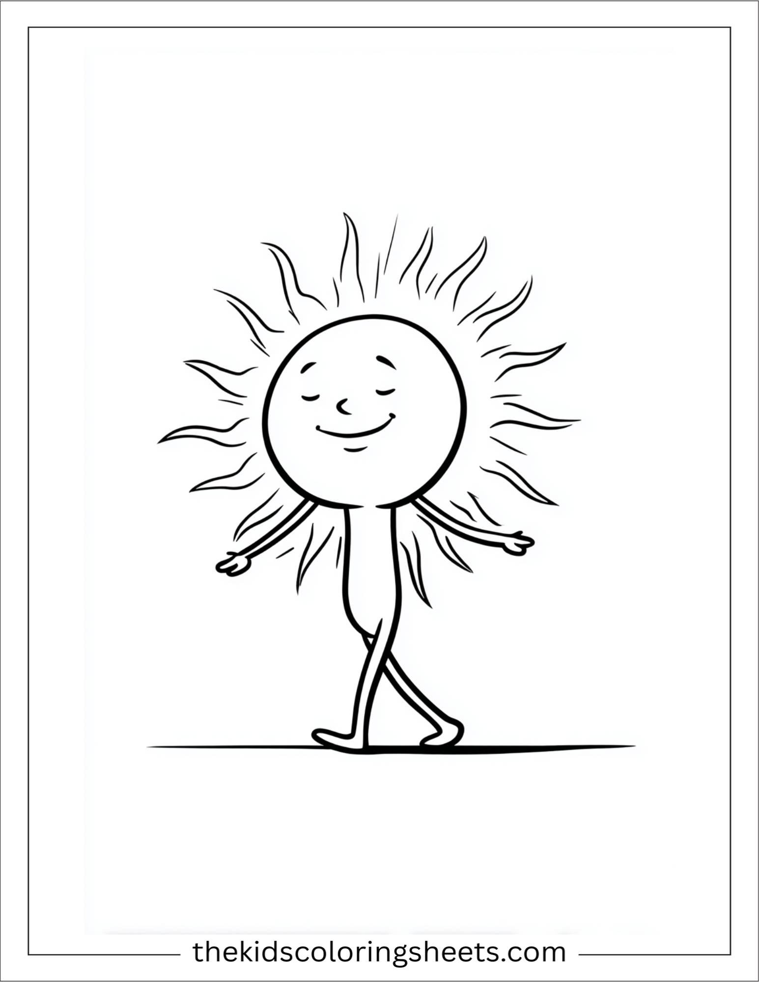 Happy sun dancing