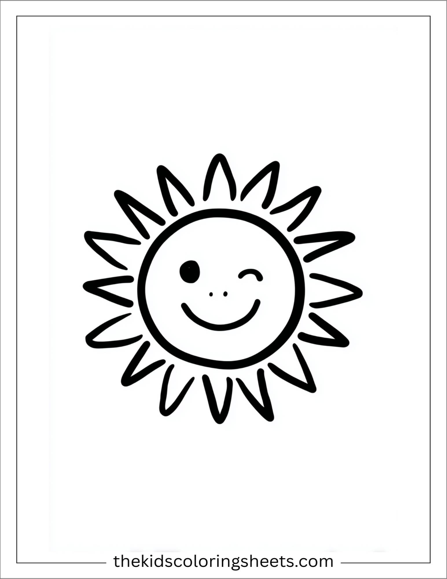 Happy sun happy wink