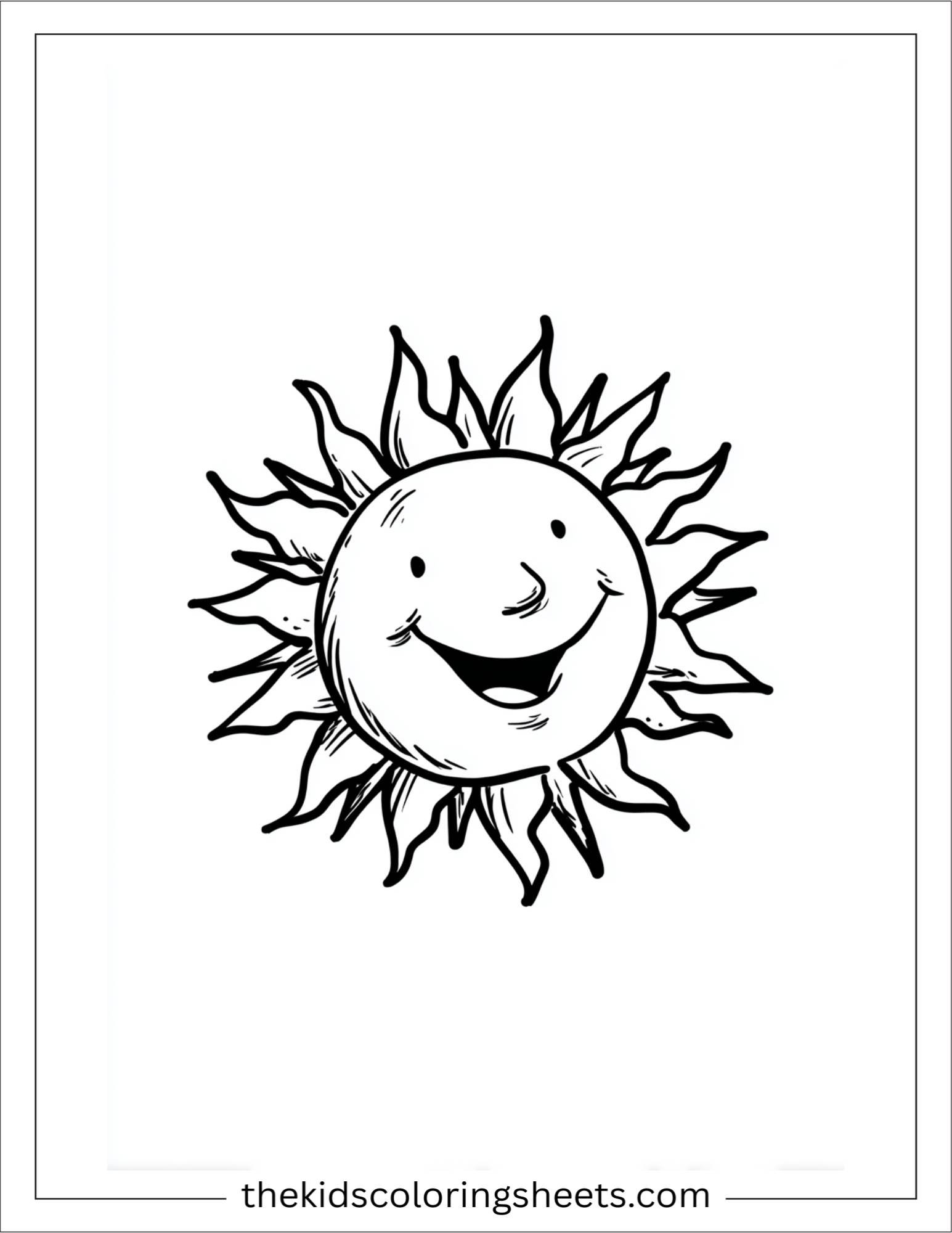 Happy sun laughing
