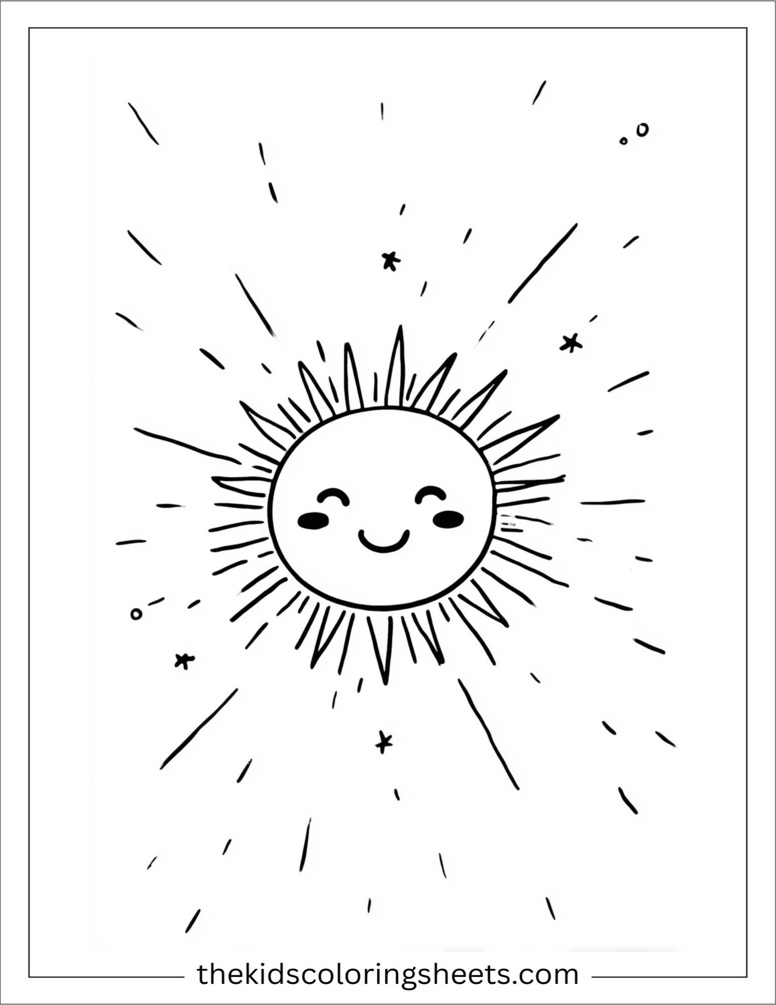 Happy sun radiant glow