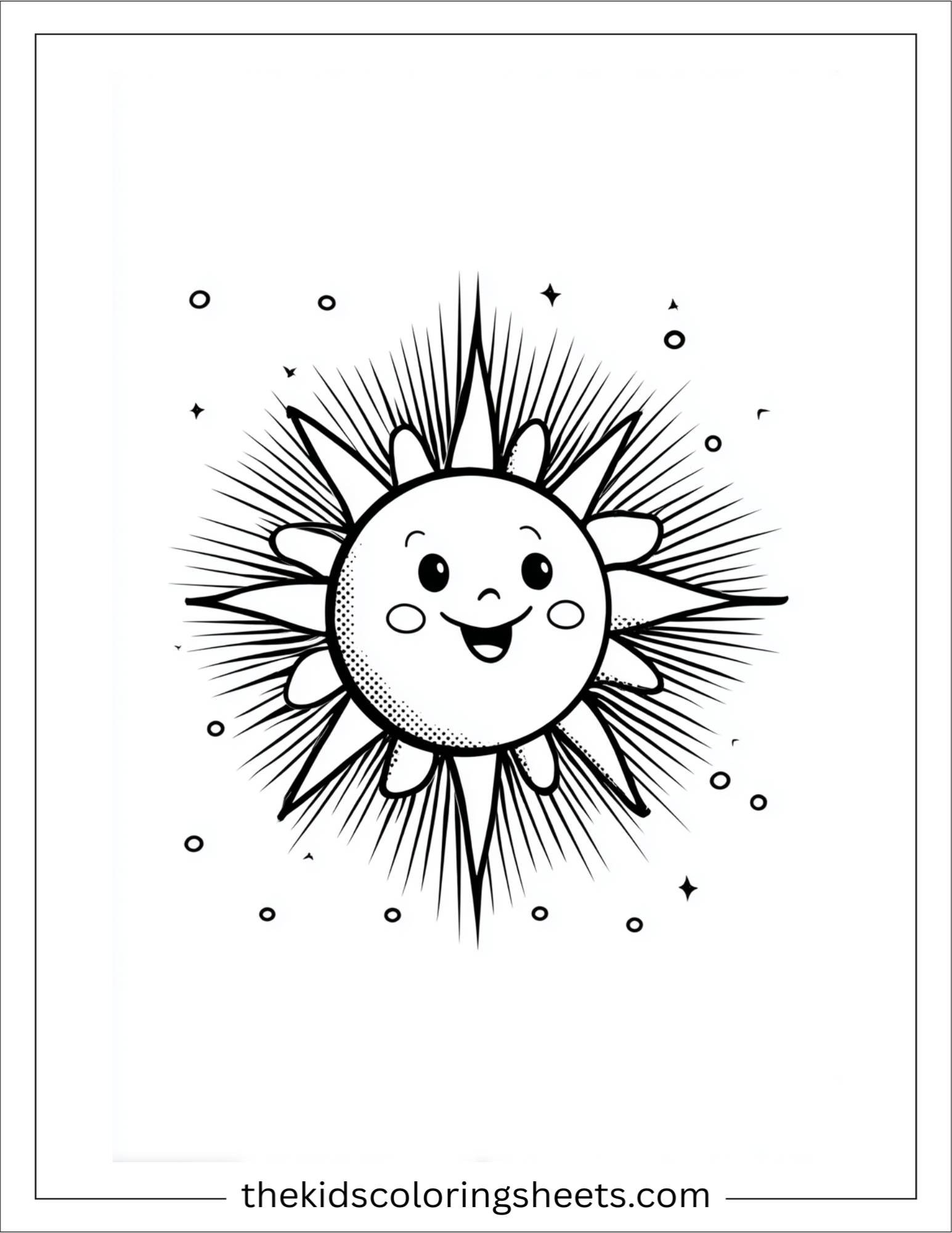 Happy sun shining bright