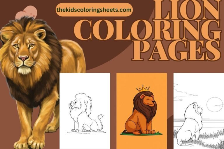 lion coloring pages