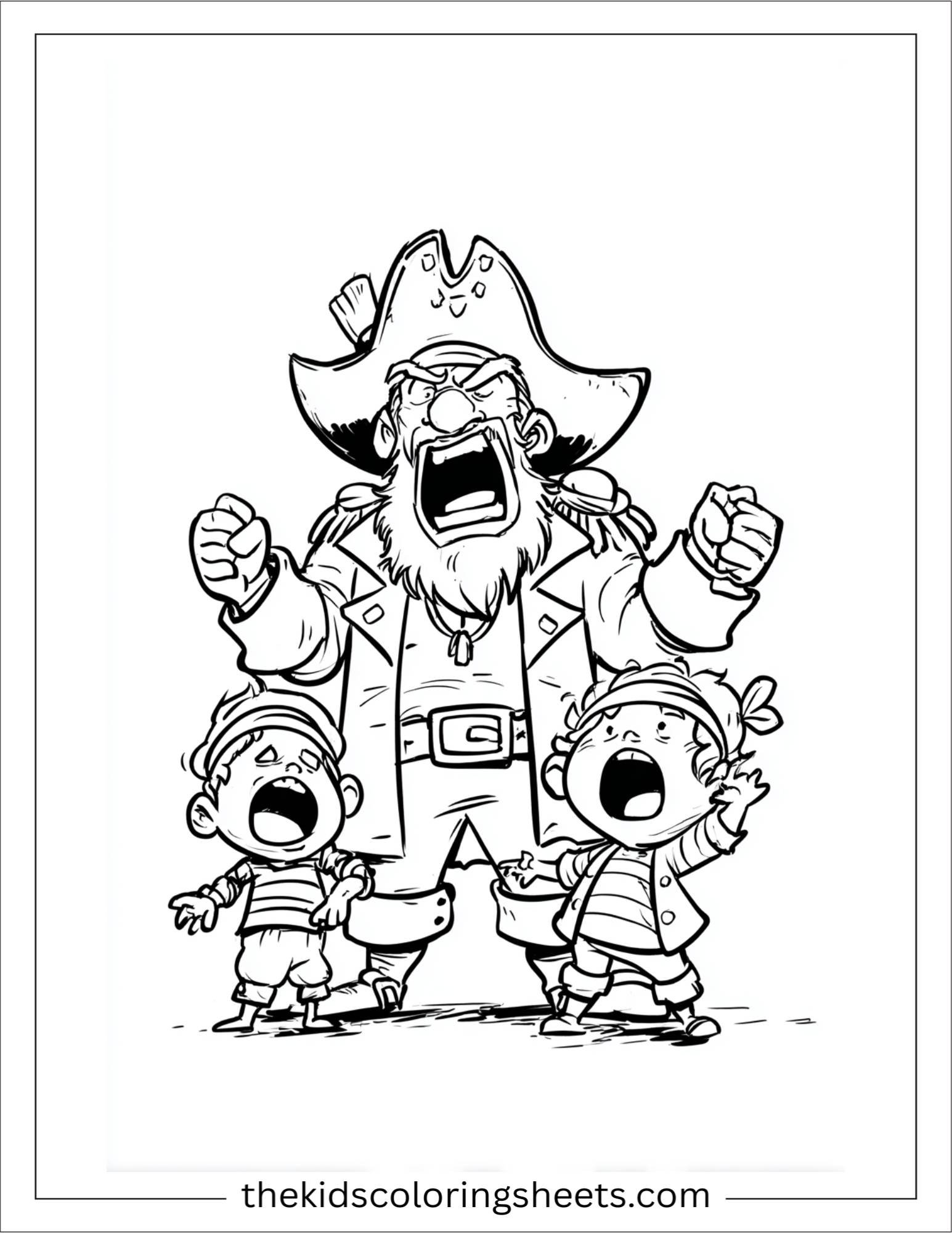 Pirate shouting orders