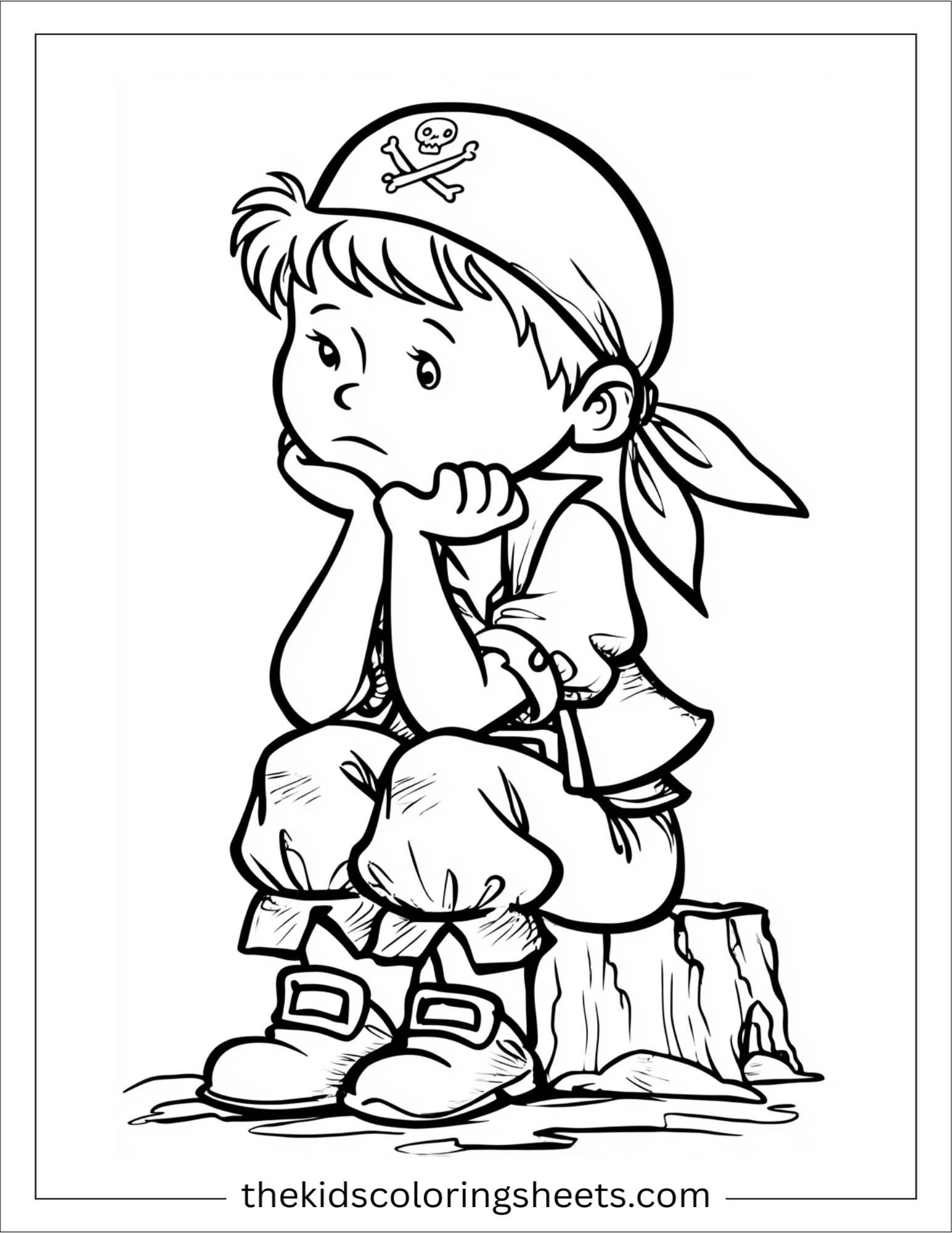 Pirate thinking deeply