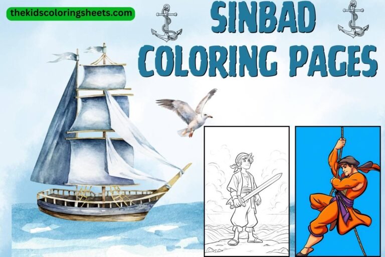sinbad coloring pages