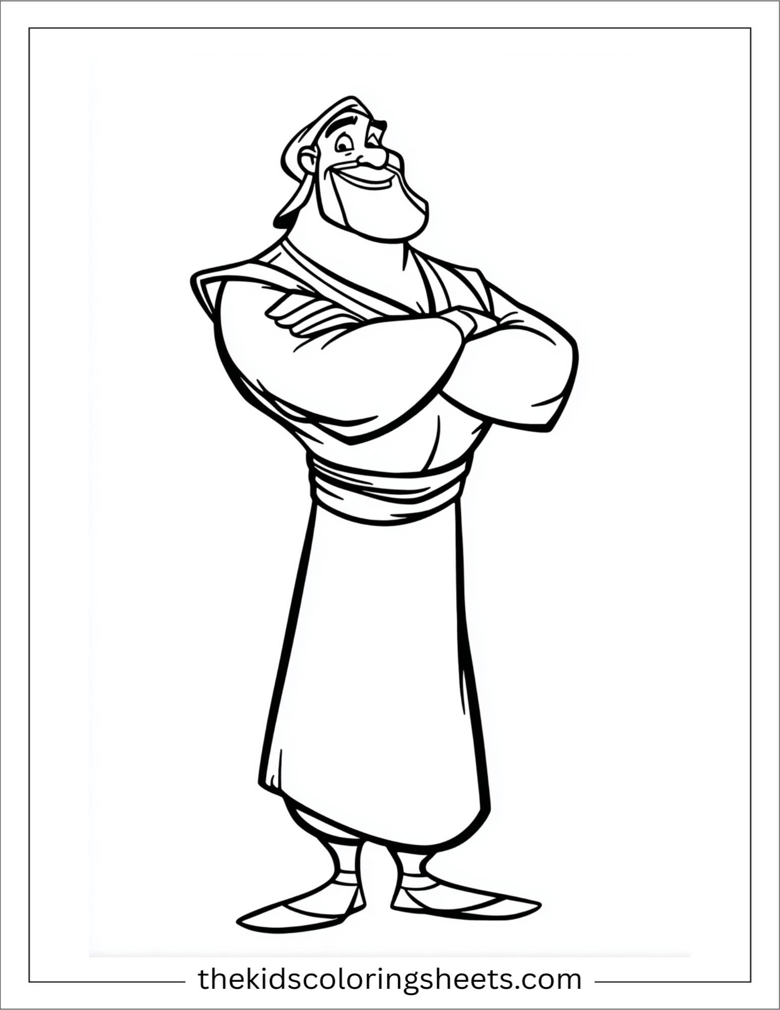 Sinbad the sailor smiling confidently