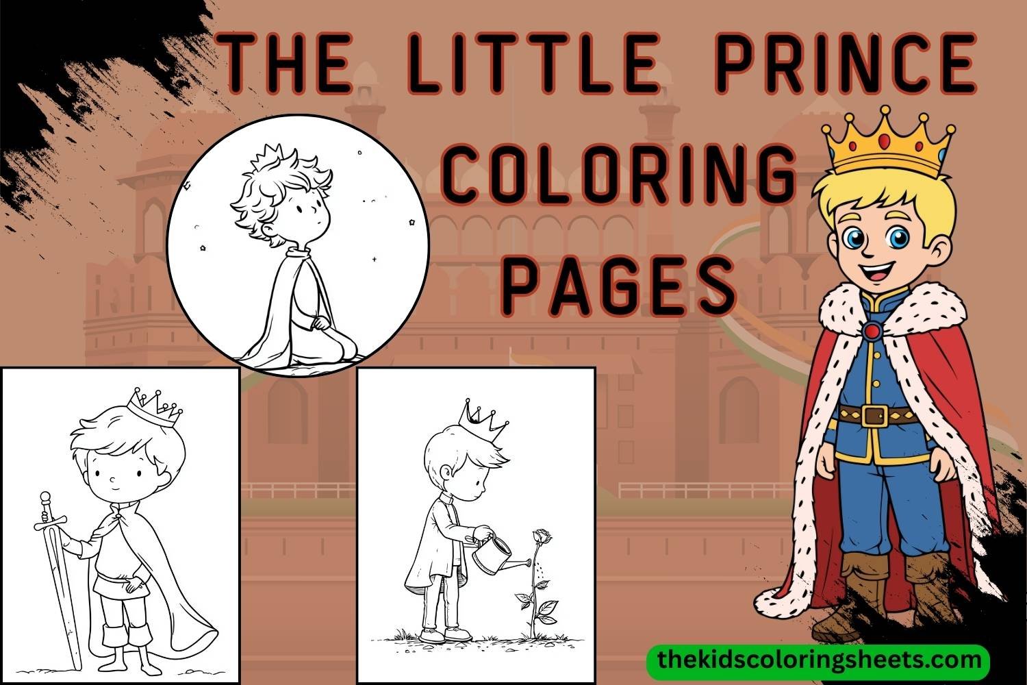 The Little Prince Coloring Pages Free Printable Magical Adventures for Kids