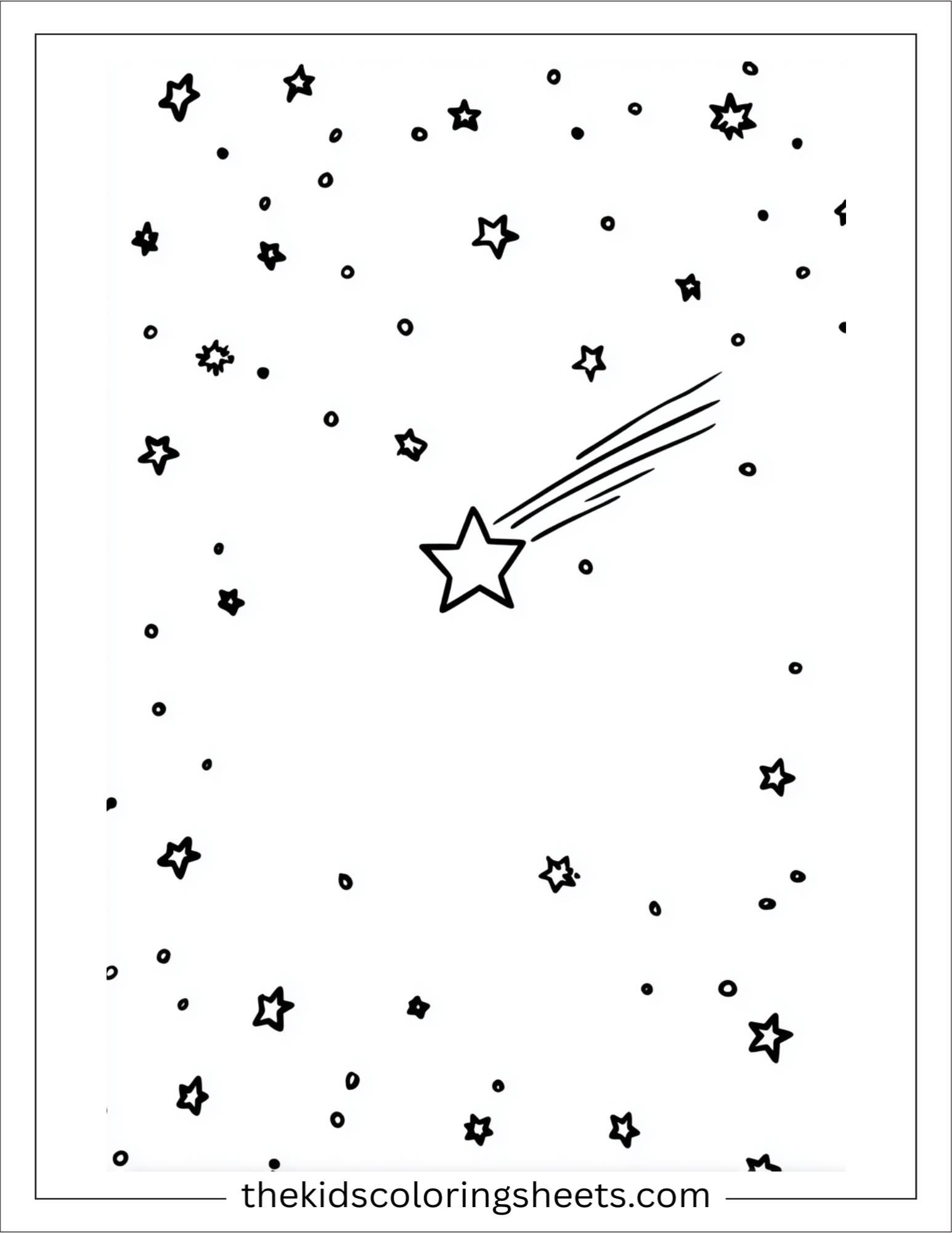 The star falling slowly