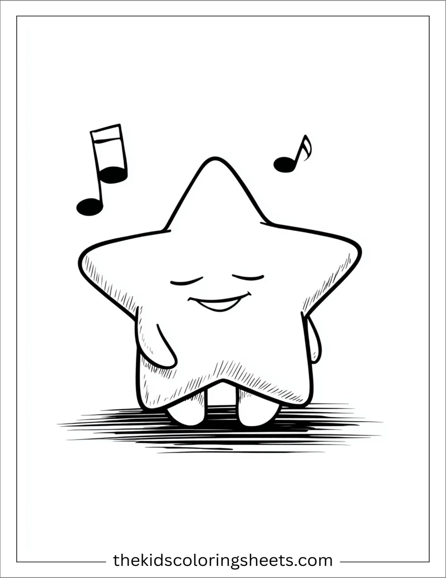 The star singing lullaby