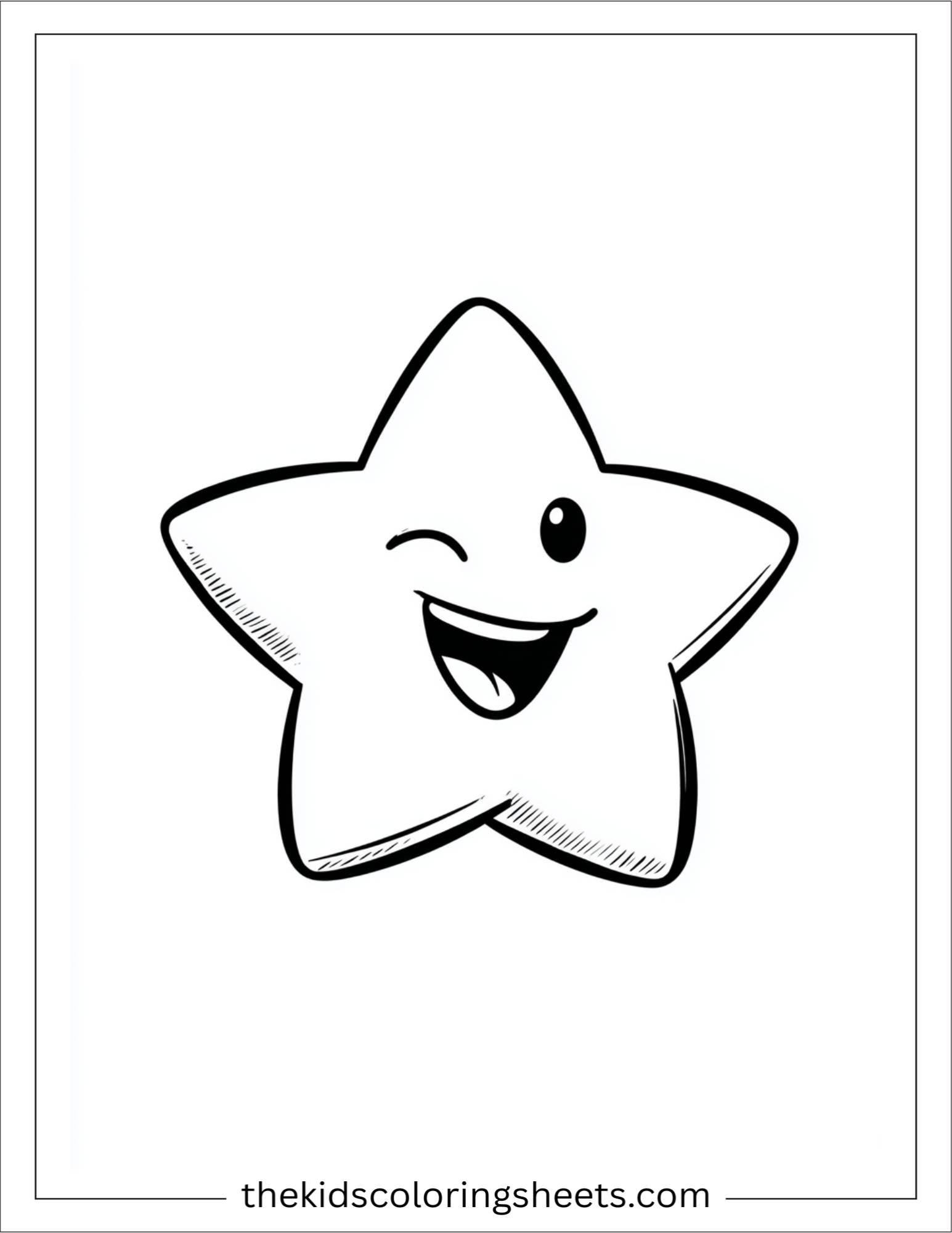 The star sleeping peacefully