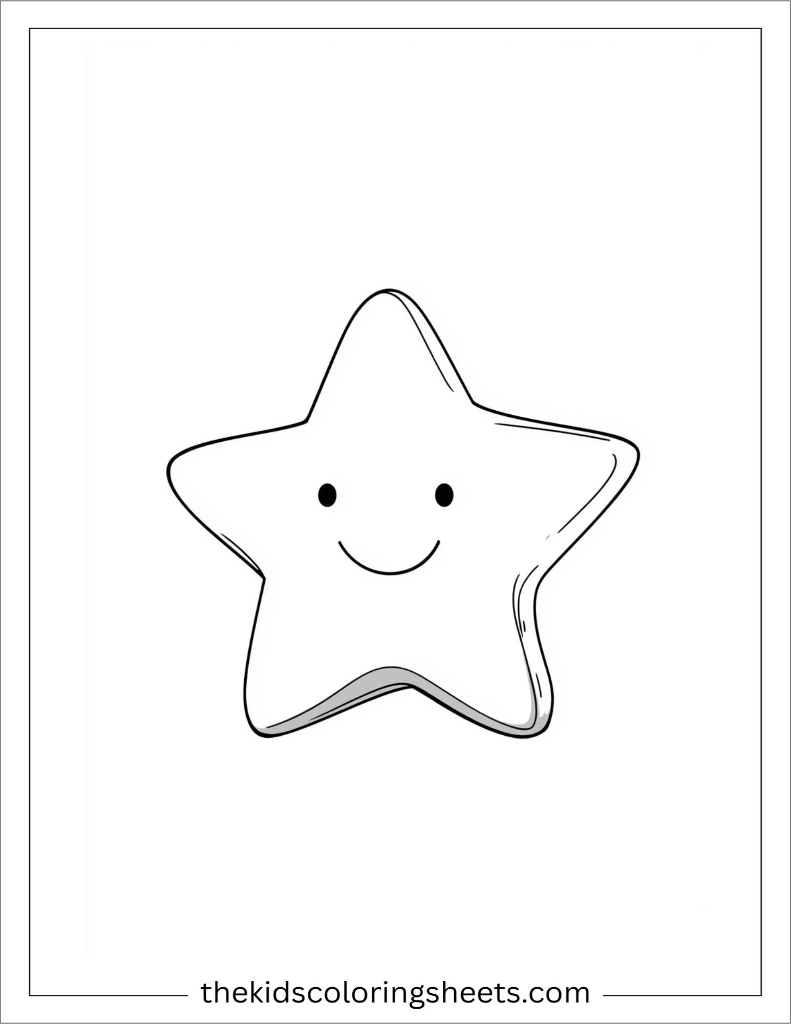 The star smiling brightly