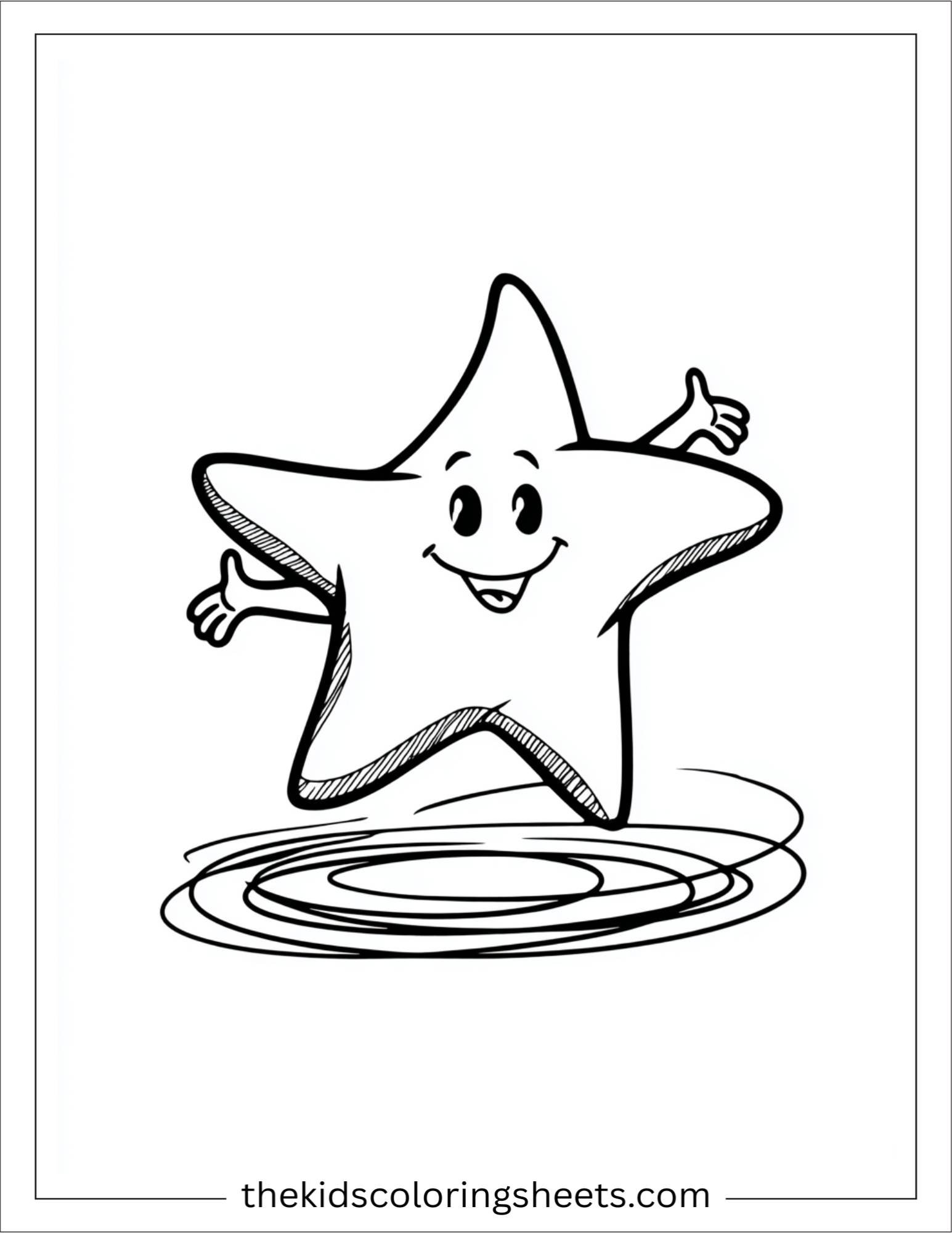 The star spinning happily
