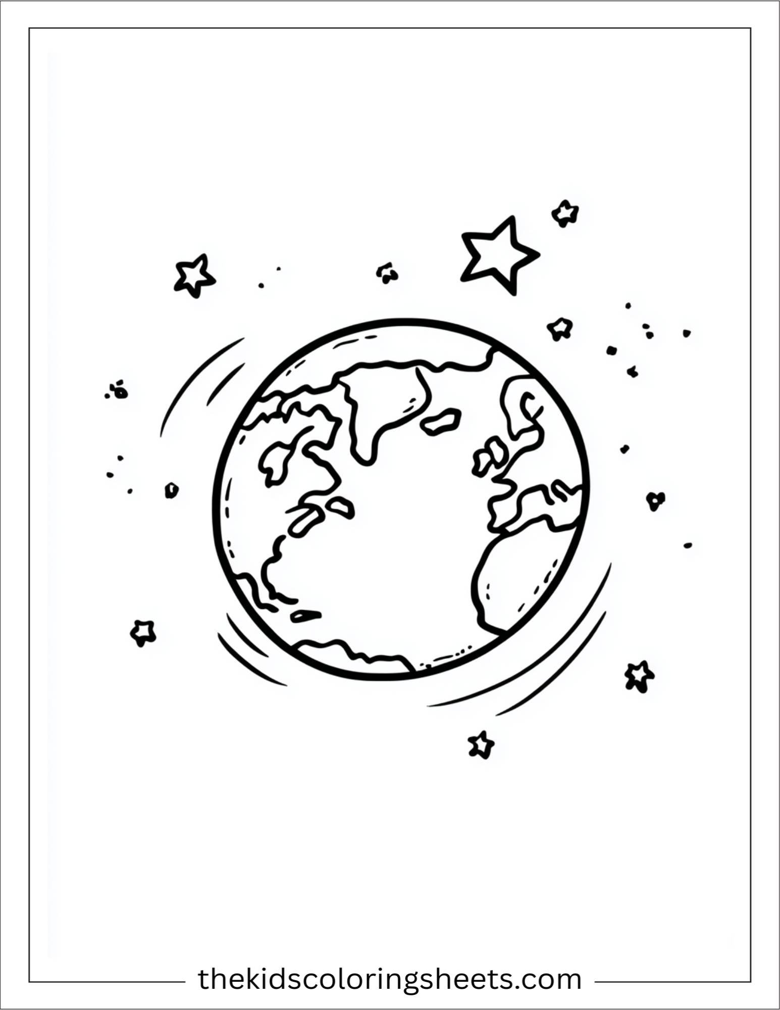 The star watching over earth