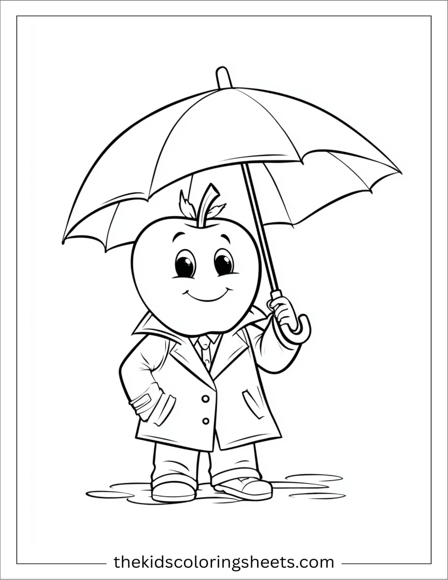 Apple in Raincoat