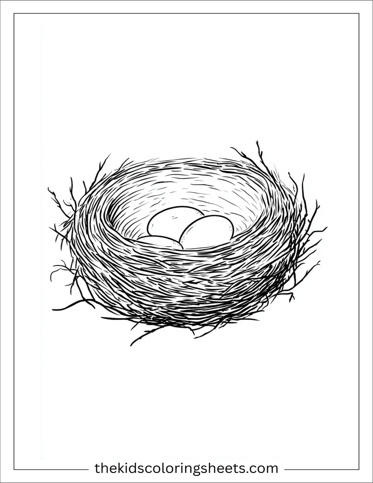 April bird nest