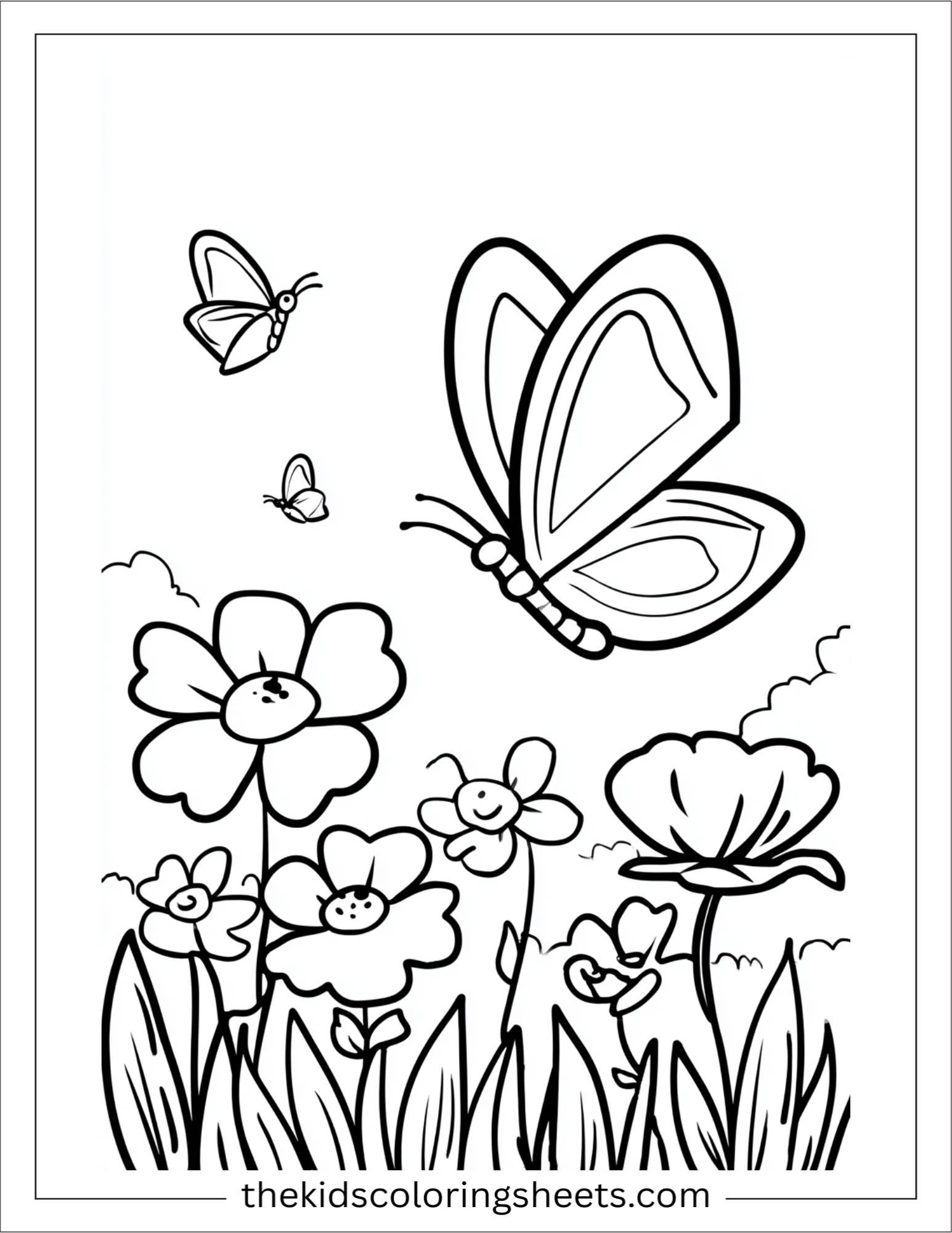 April butterfly garden