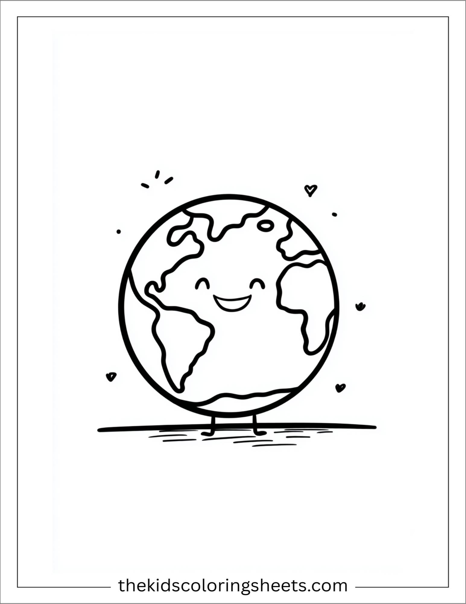 April earth globe