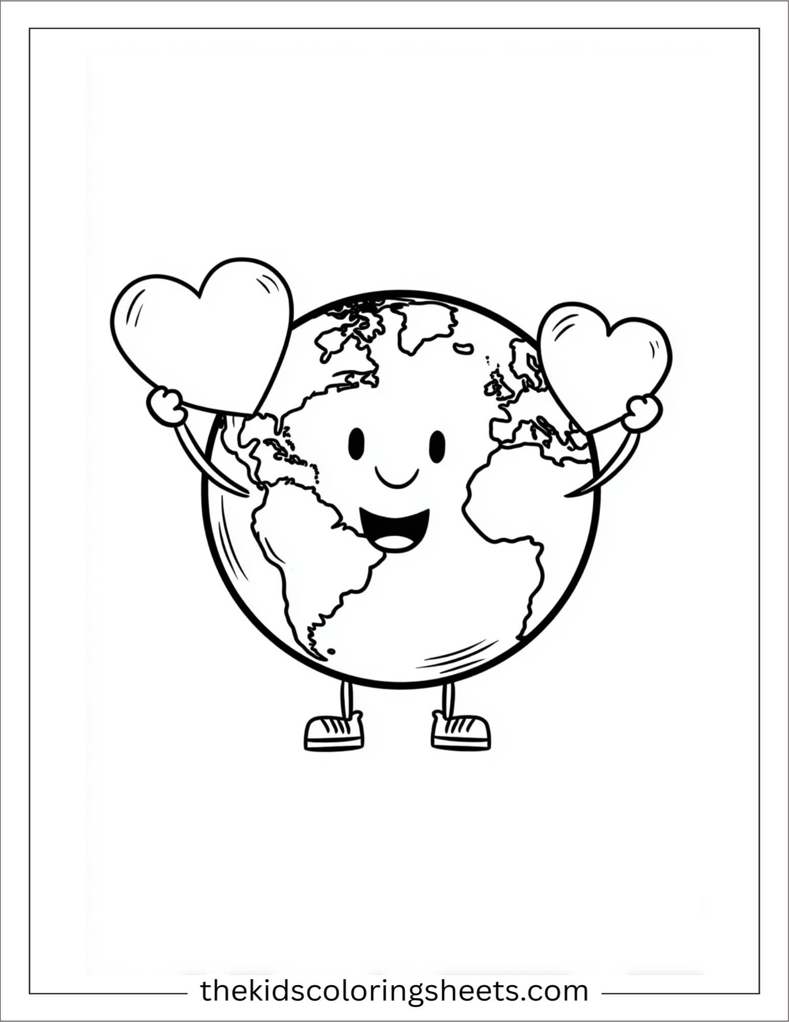 April earth love heart