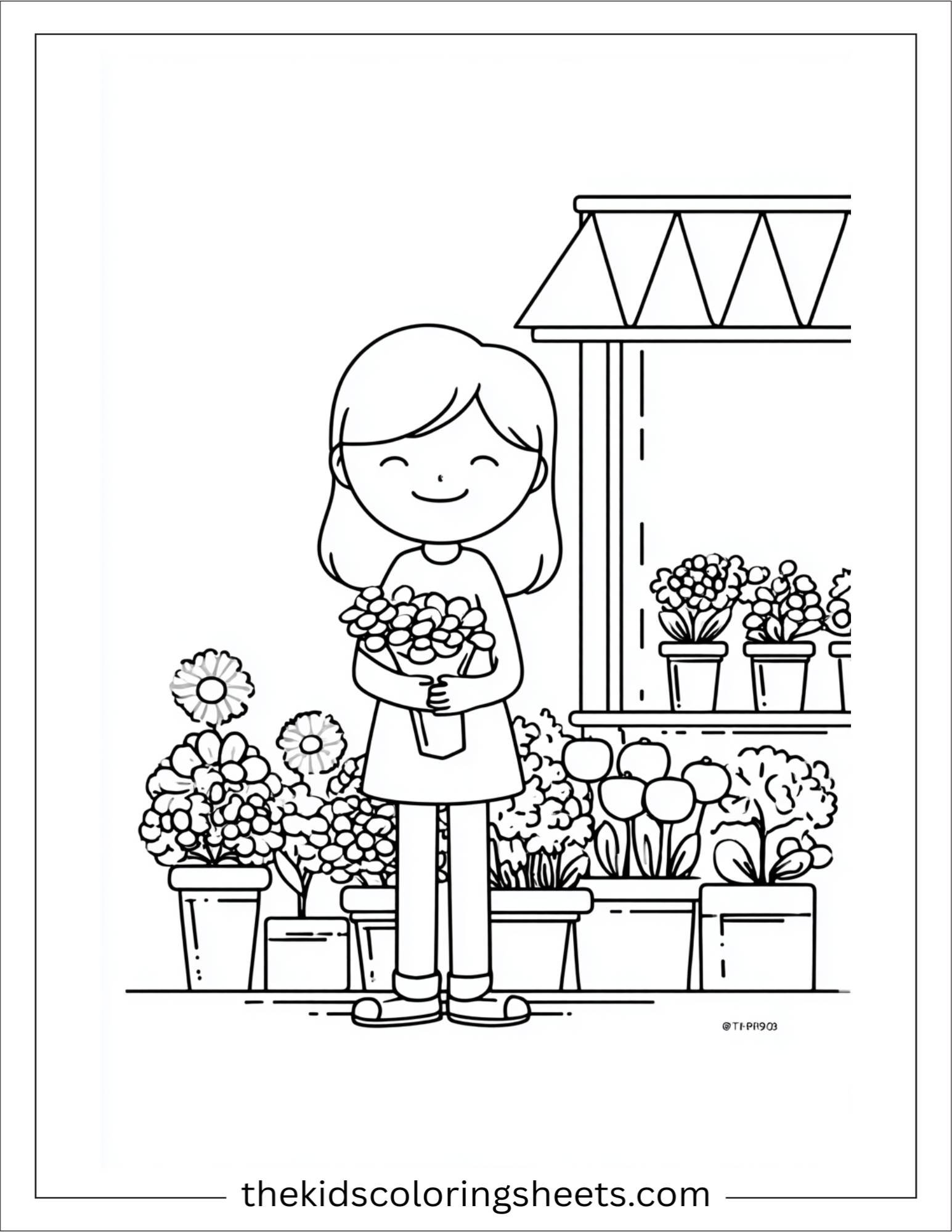 April flower market