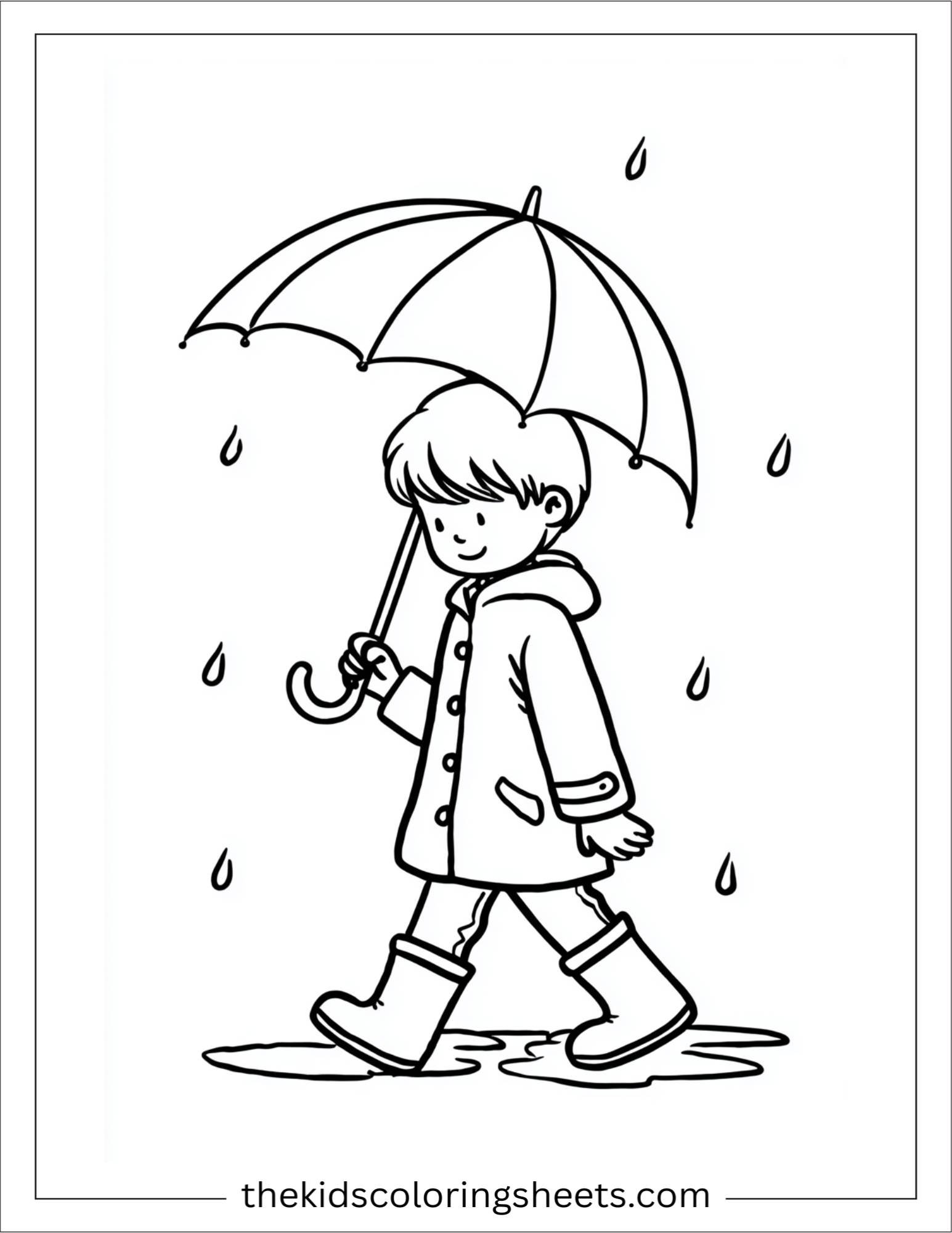 April raincoat walk