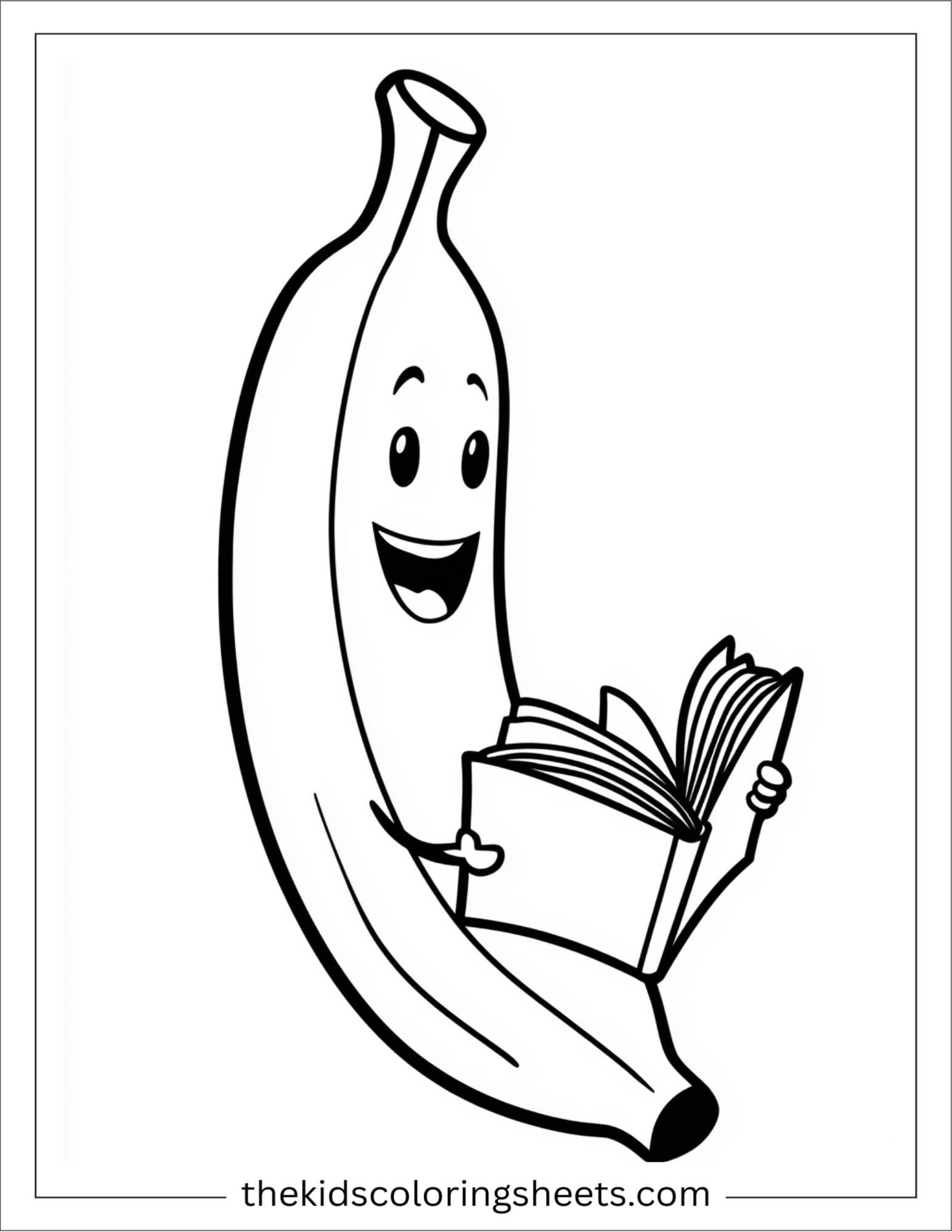 Banana Reading Book