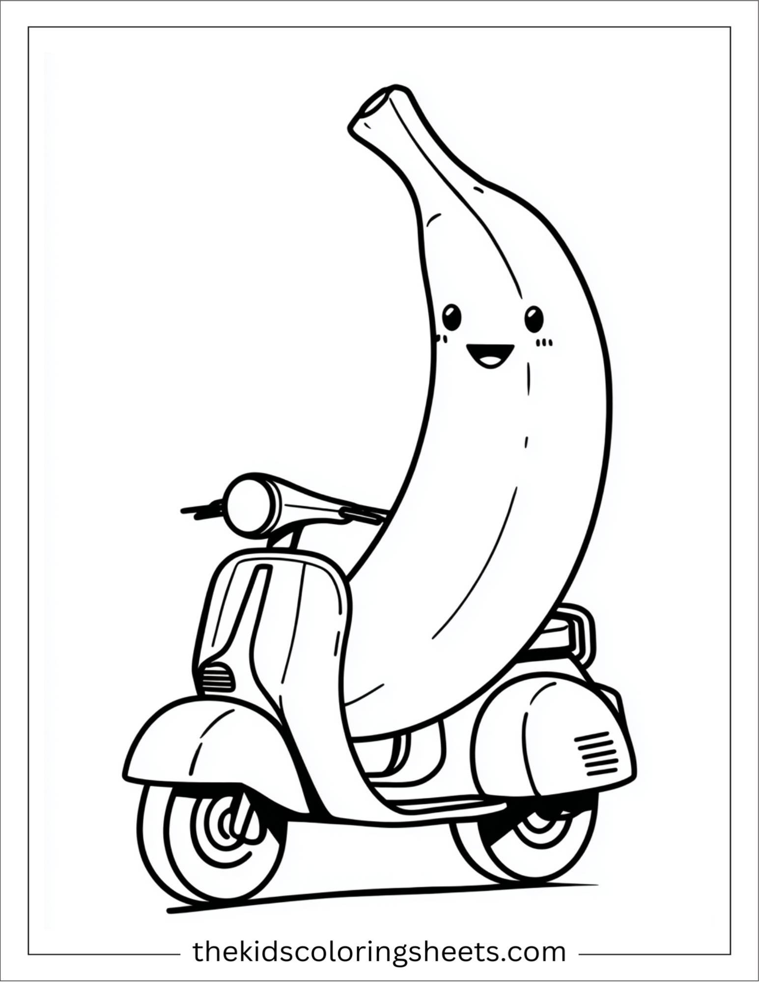 Banana Riding Scooter