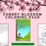 Cheery Blossom coloring page