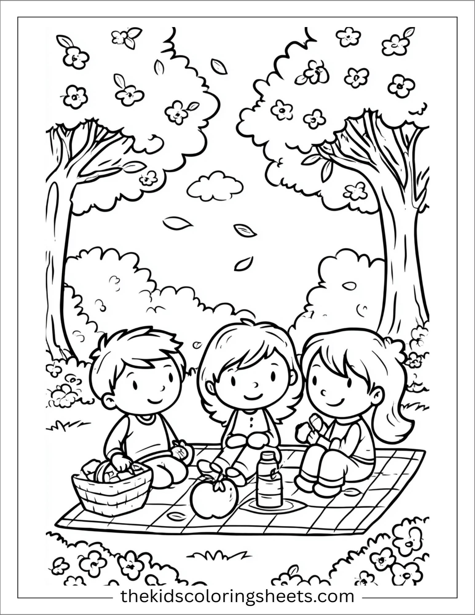 Cherry Blossom Picnic Joy