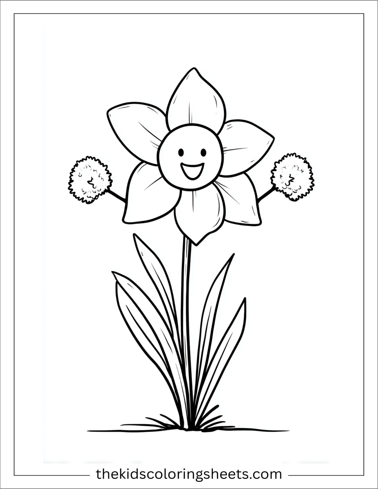 Daffodil cheering at a sports game